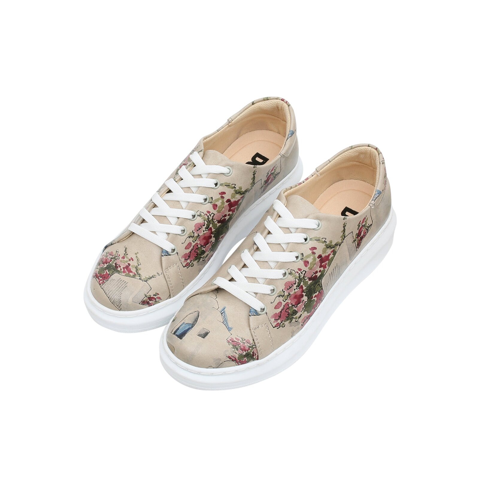 DOGO Plateausneaker "Damen Myra Paperflower Vegan Damen Sneaker / female", günstig online kaufen