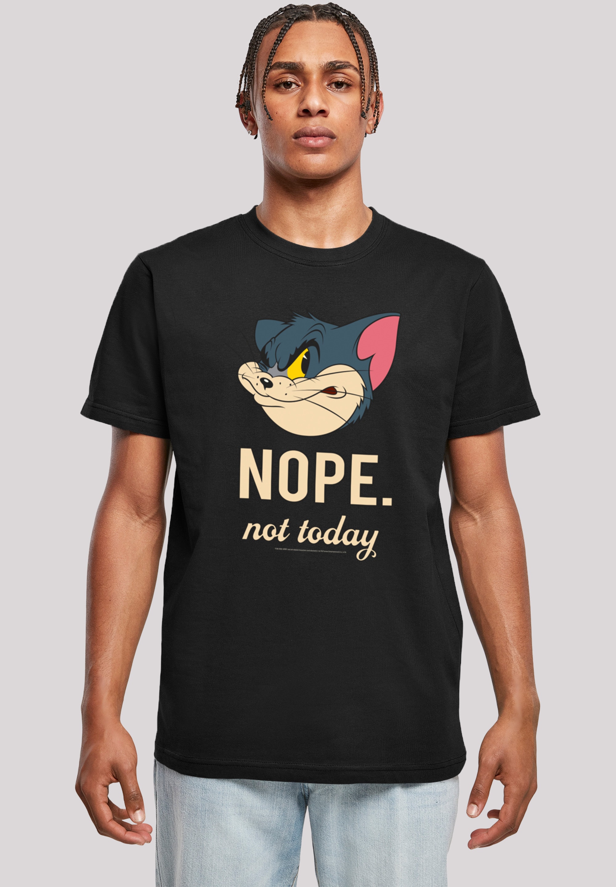 F4NT4STIC T-Shirt »Tom und Jerry BAUR Today«, Not ▷ Nope für Merch,Regular-Fit,Basic,Bedruckt Herren,Premium 