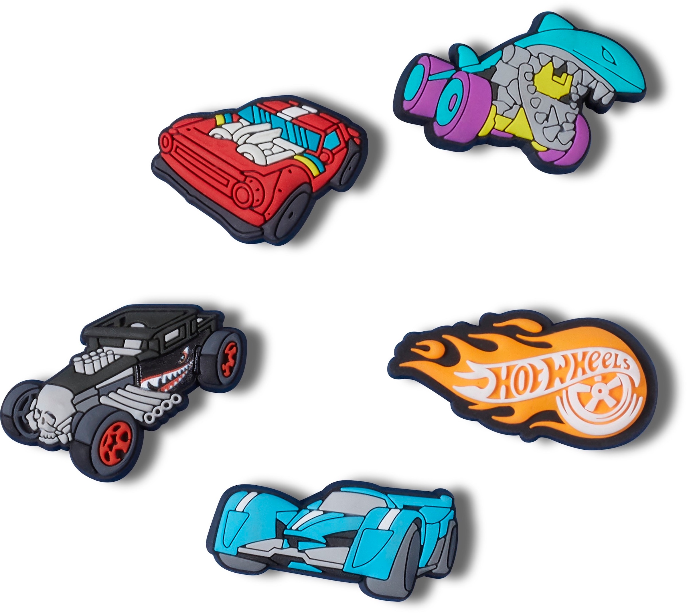 Crocs Schuhanstecker »Jibbitz™ Hot Wheels«, (Set, 5 tlg., Kein Spielzeug.  Nicht für Kinder unter 3 Jahren geeignet), für Crocs Schuhe online kaufen |  BAUR