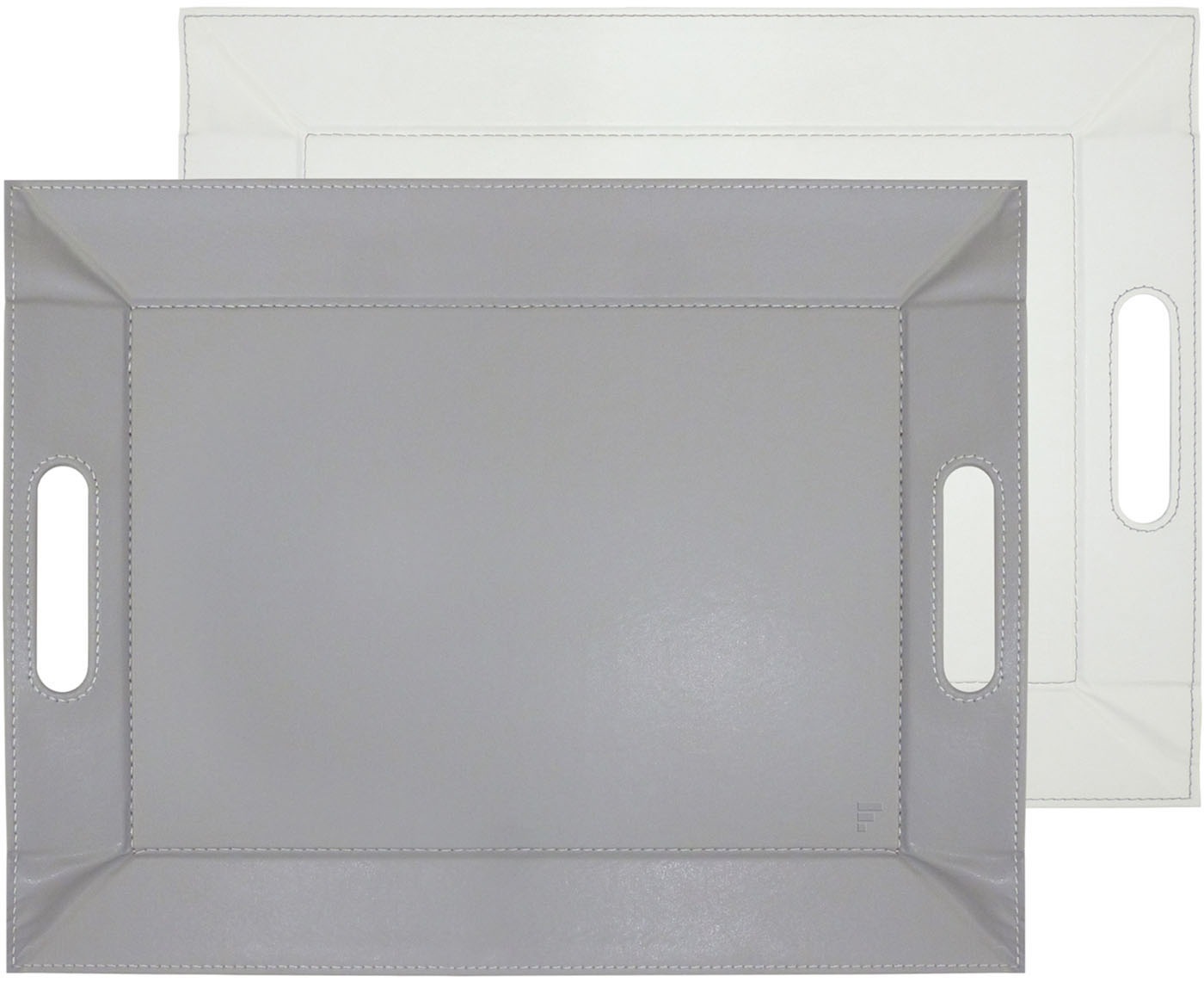 freeform Tablett "DUO, 2-farbiges Wendetablett, Tablett und Tisch-Set in ei günstig online kaufen