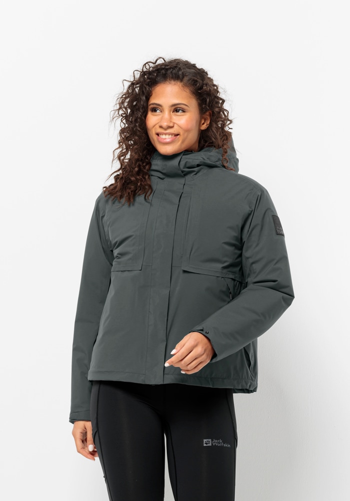 Jack Wolfskin Funktionsjacke "WANDERMOOD JKT W", mit Kapuze