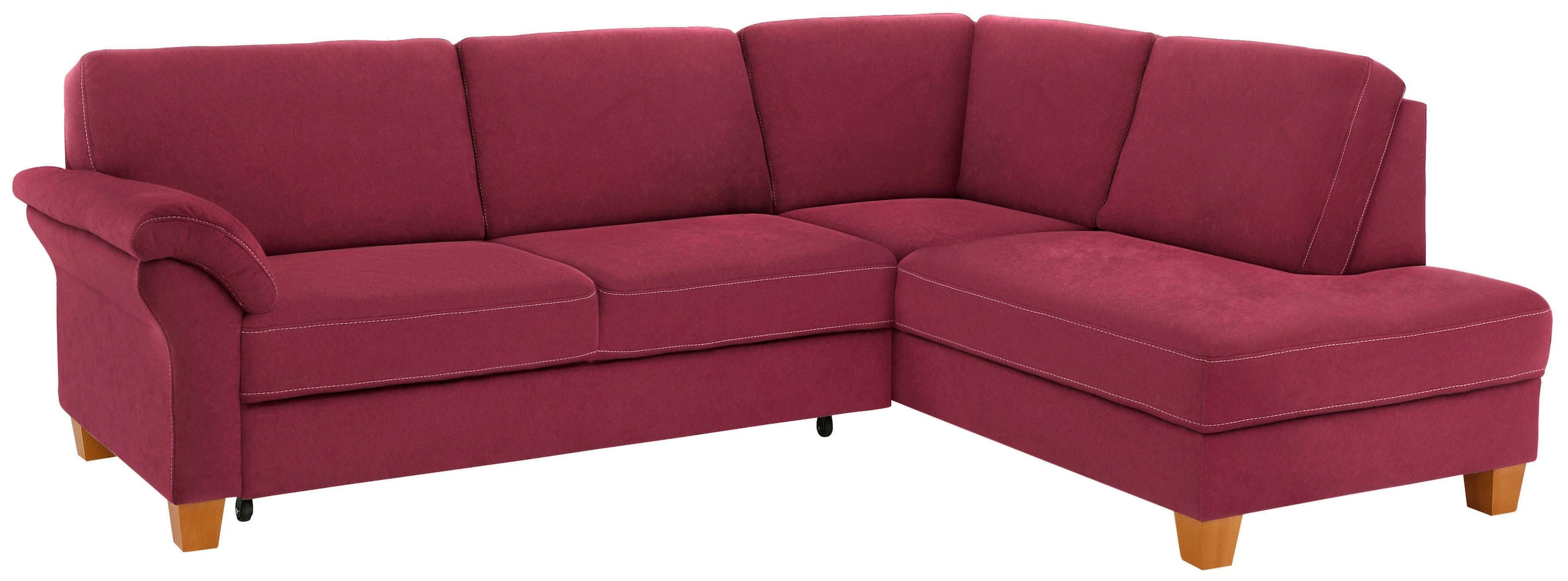 OTTO home Ecksofa "Borkum L-Form, B: 249 cm - OTTO. Verlässliche Qualität." optional mit Schlaffunktion, Eckcouch mit Federkern