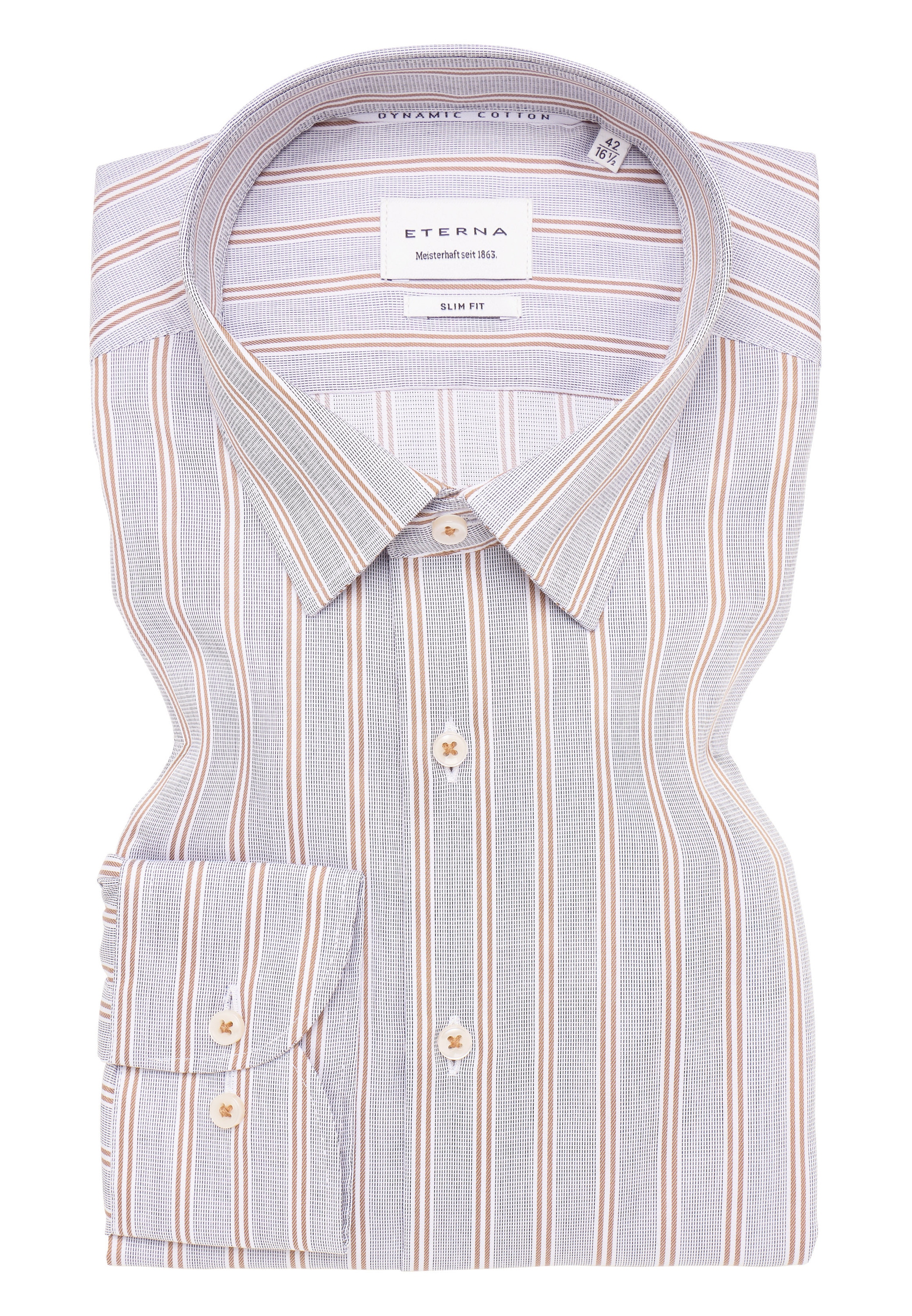 Eterna Langarmhemd »SLIM FIT«, NON IRON (bügelfrei)