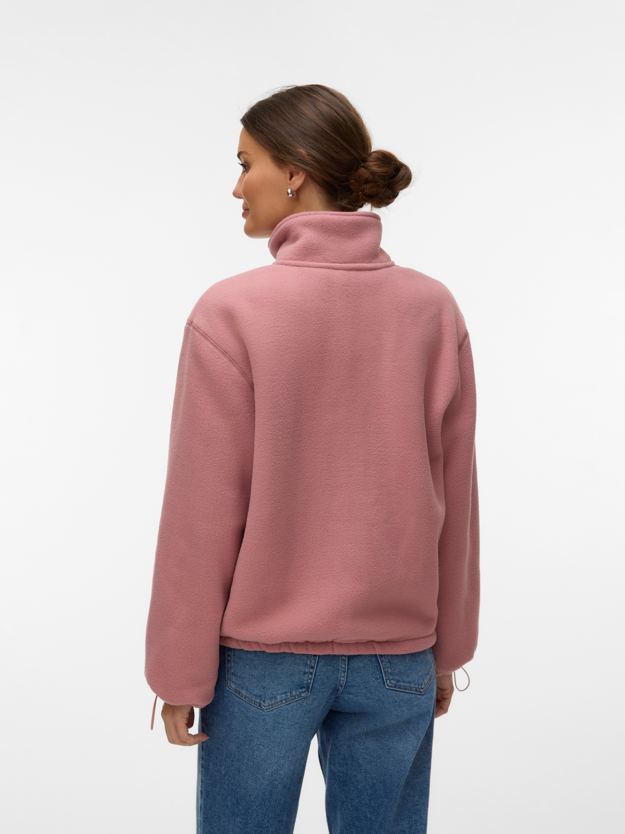 Vero Moda Fleecejacke "VMJANNIE LS FLEECE ZIP JACKET EXP" Kunstfaser günstig online kaufen
