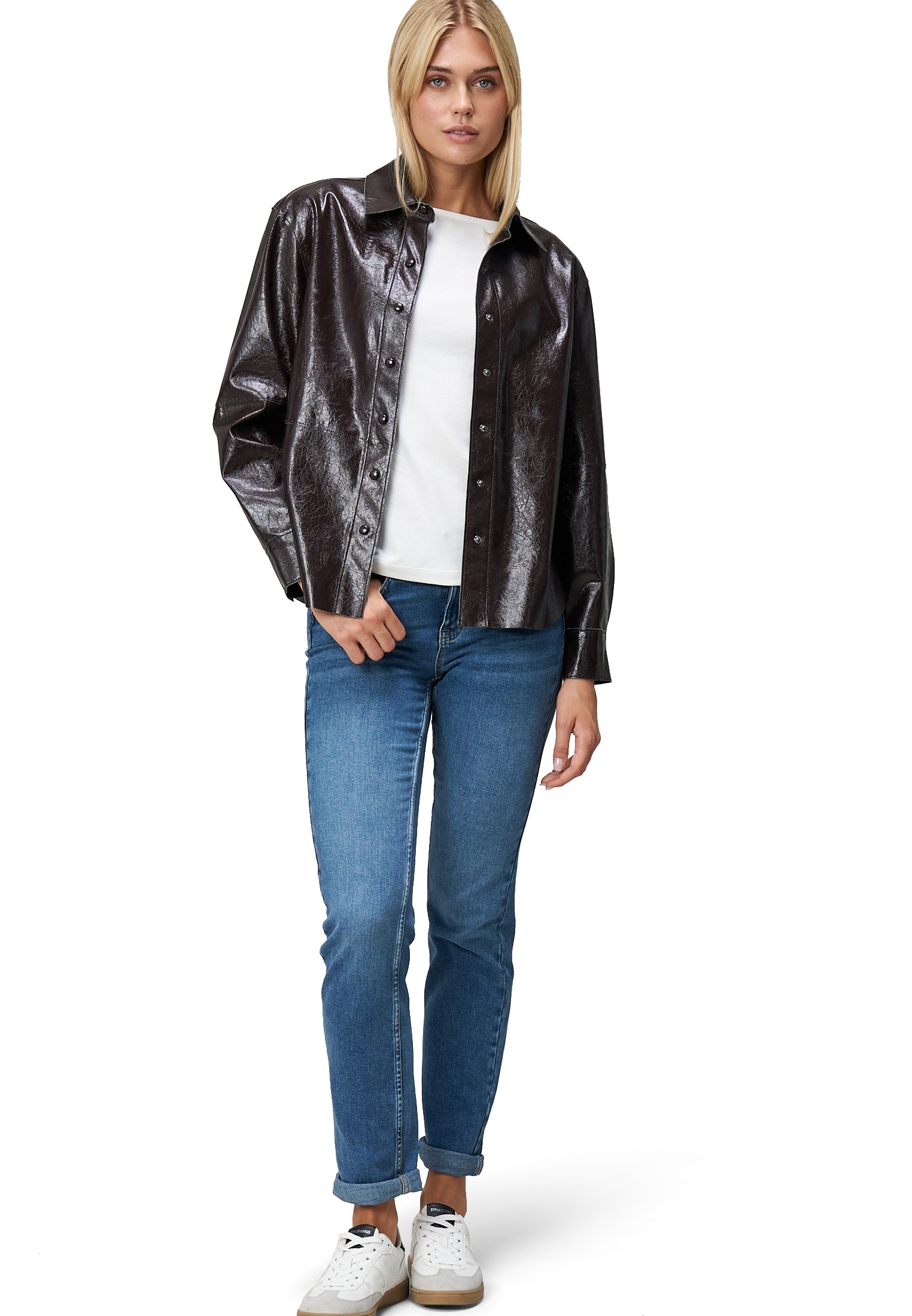 Zero Kurzarmshirt »zero Damen Baumwollshirt mit U-Boot Ausschnitt«, (1 tlg.), Plain/ohne Details