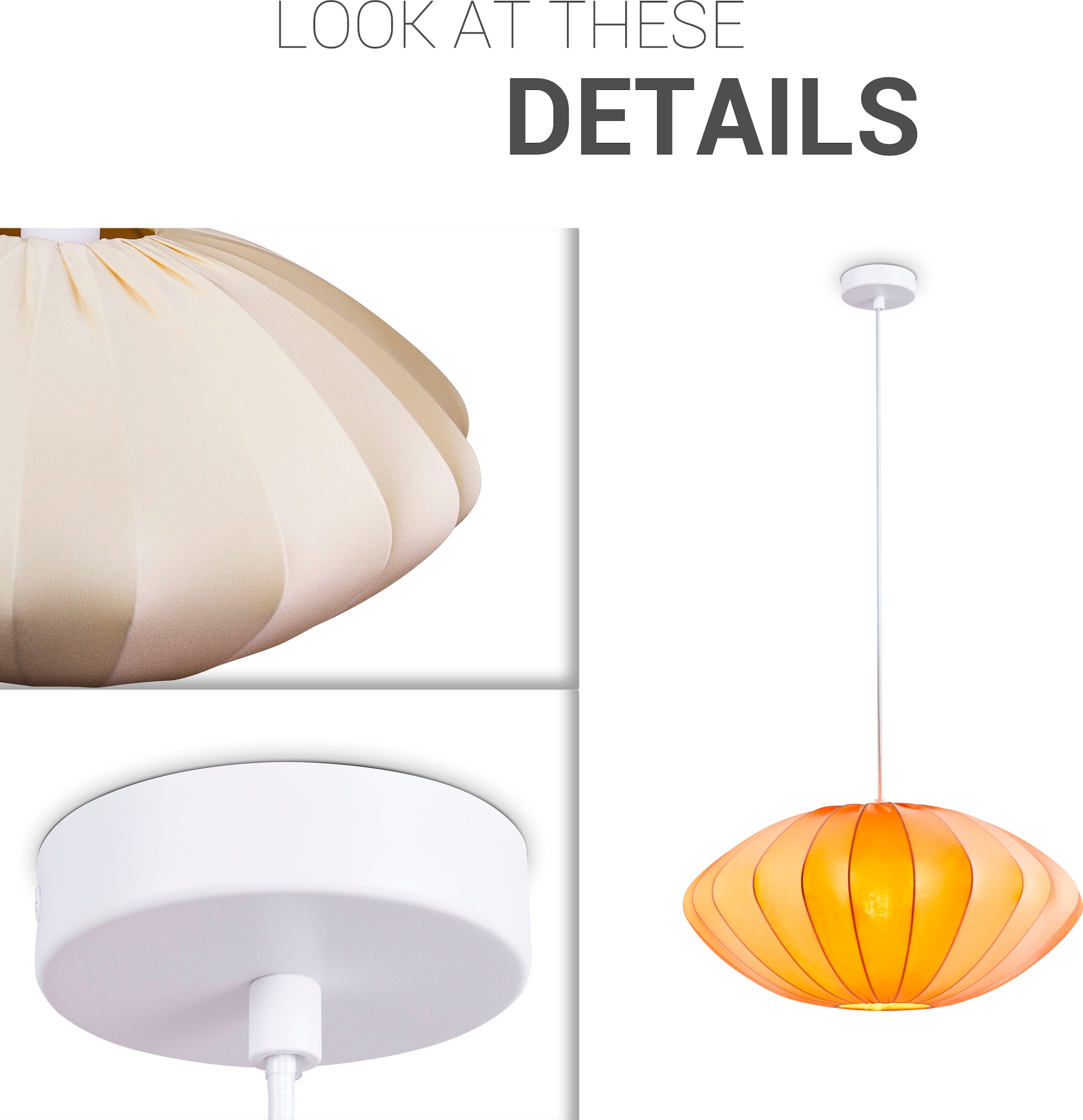 Paco Home Pendelleuchte »HUGO PD1«, 1 flammig, Leuchtmittel E27 | ohne Leuchtmittel