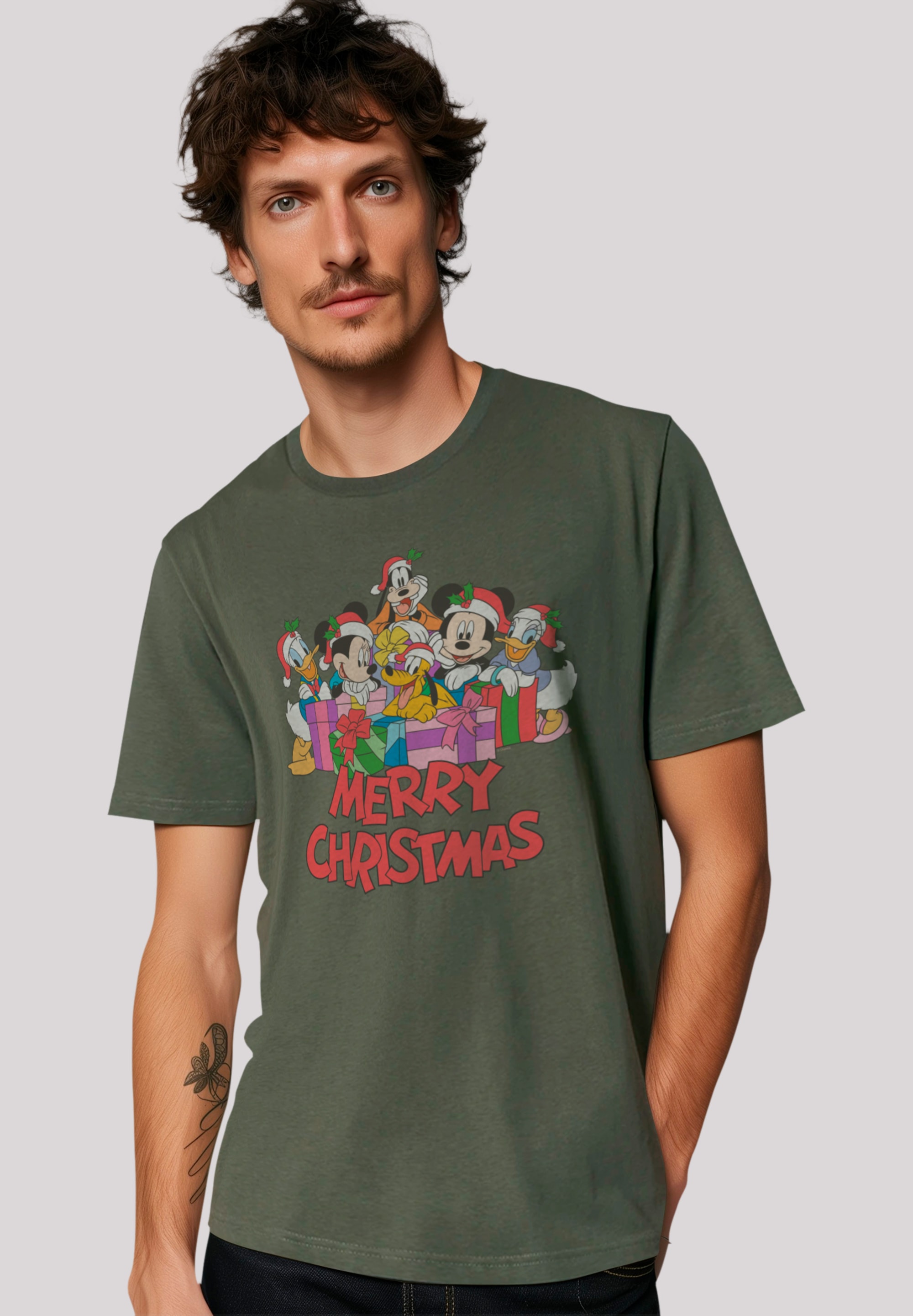 F4NT4STIC T-Shirt "Disney Micky Maus And Friends Christmas", Premium Qualit günstig online kaufen