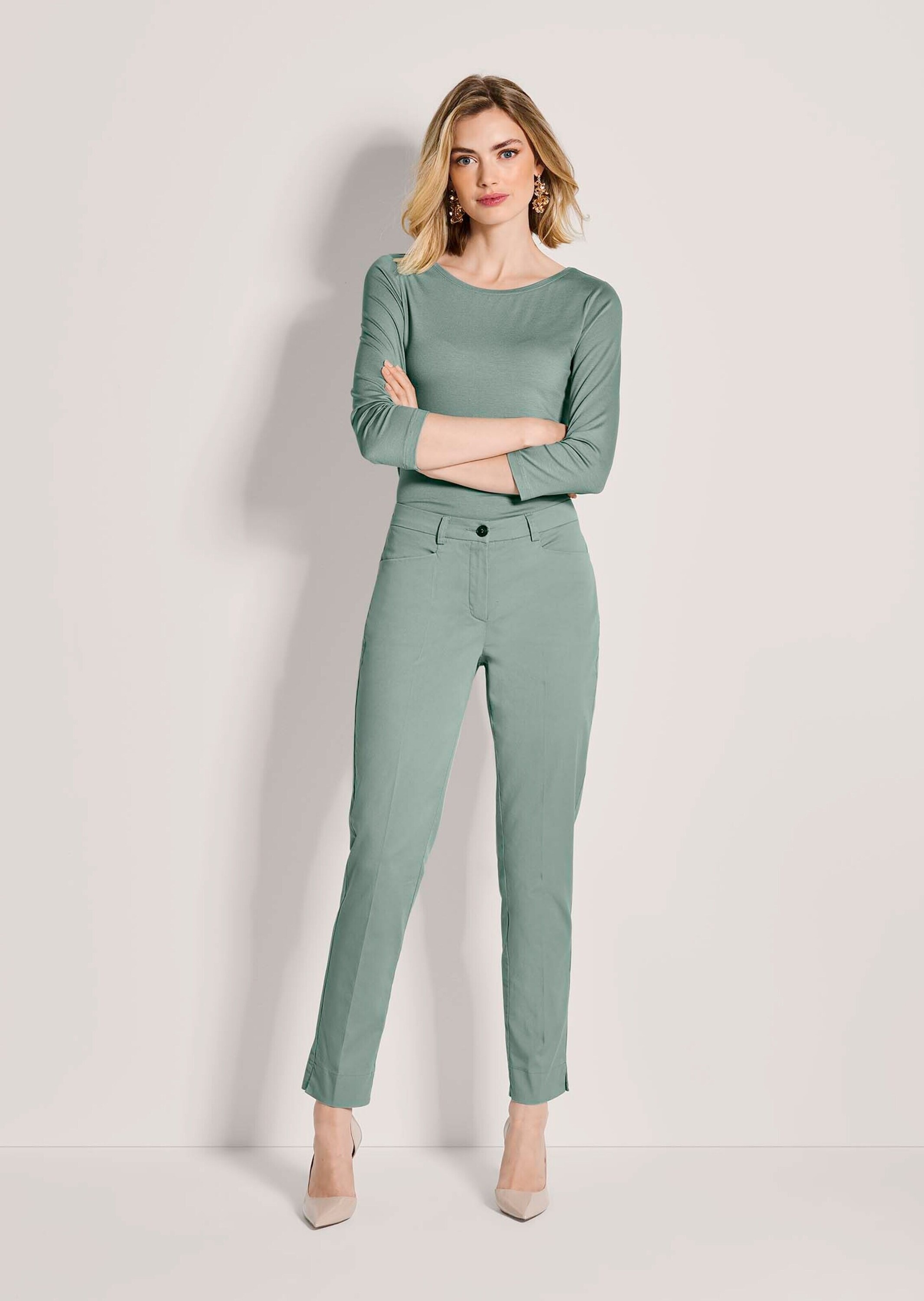 MADELEINE Chinohose "Chinohose Jerseyhose mit Formbund" günstig online kaufen