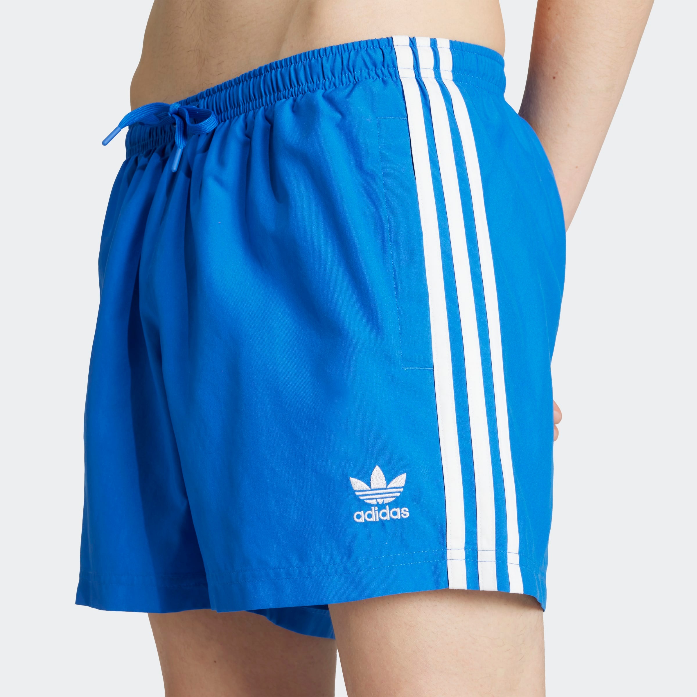 Adidas Adicolor 3 Stripes Swim Shorts Green 2