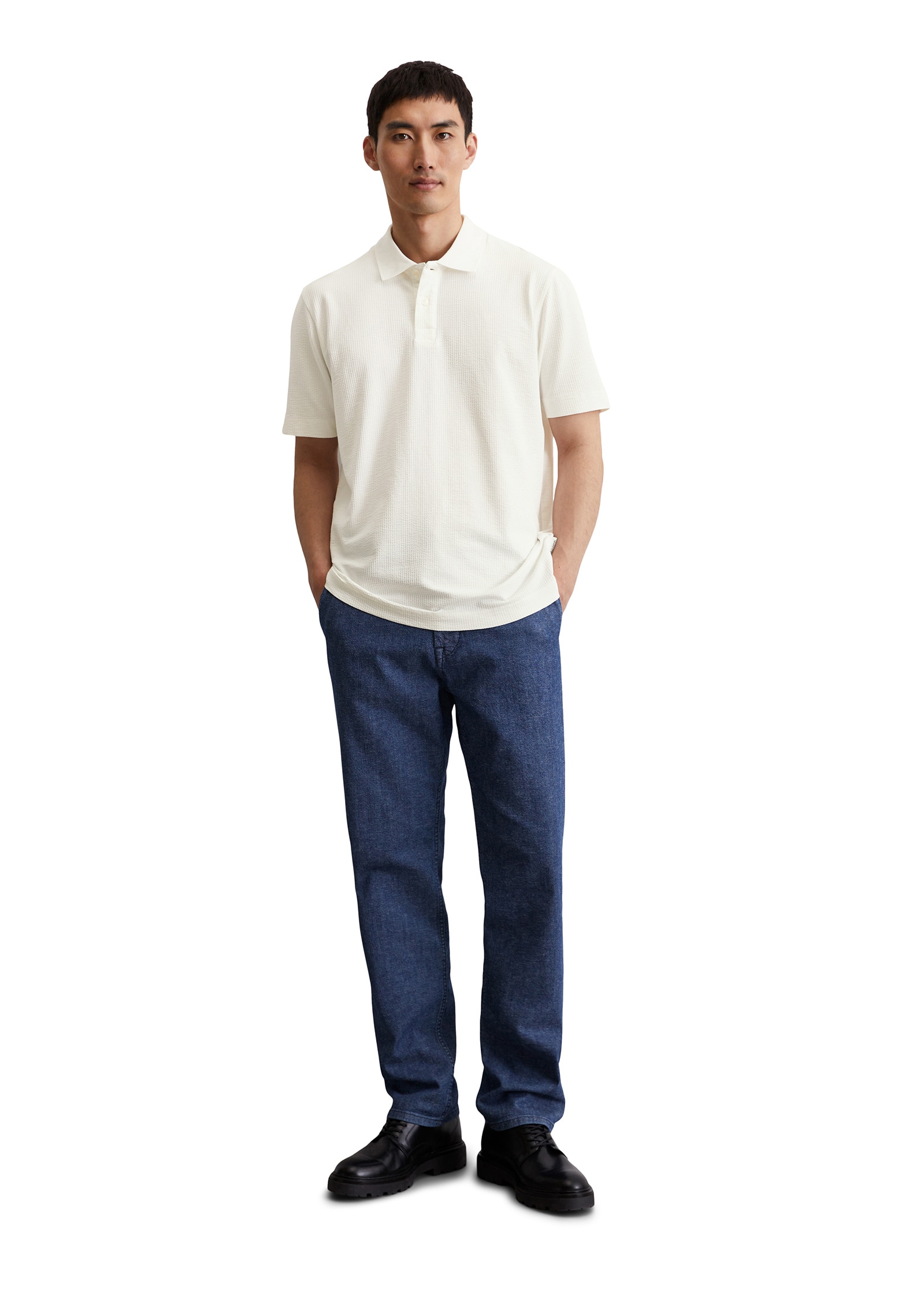 Marc O'Polo Poloshirt »aus Bio-Baumwoll-Mix«