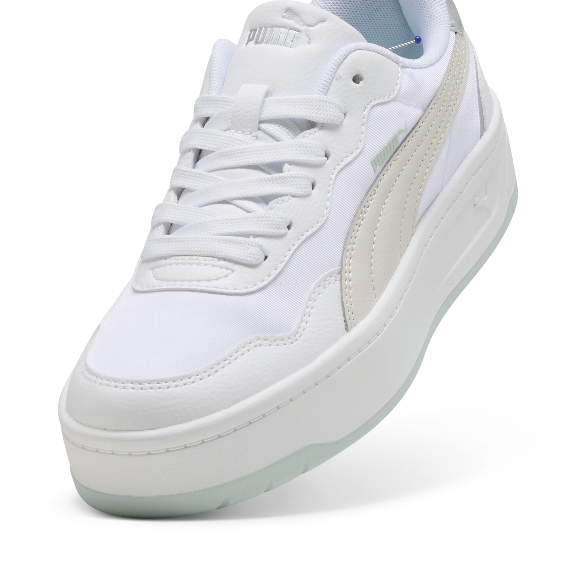 PUMA Sneaker »Court Lally Skye Aqua Metallics Sneakers Damen«