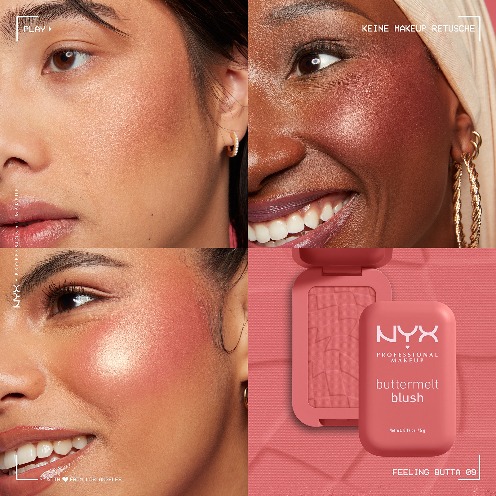 NYX Rouge »Makeup Buttermelt Blush«