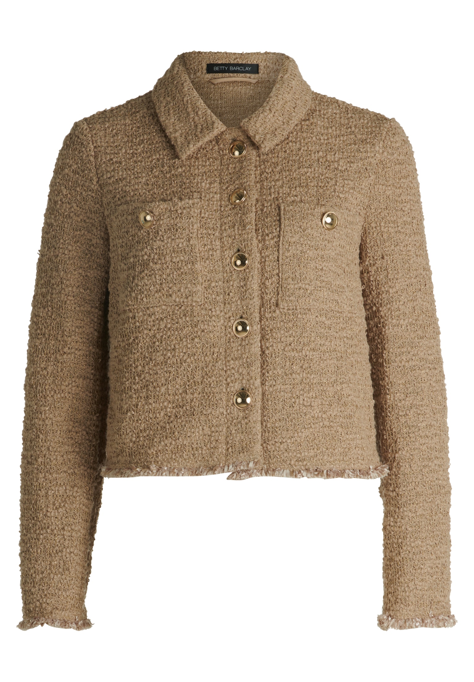 Betty Barclay Jackenblazer "Betty Barclay Blazer-Jacke langarm", Material günstig online kaufen