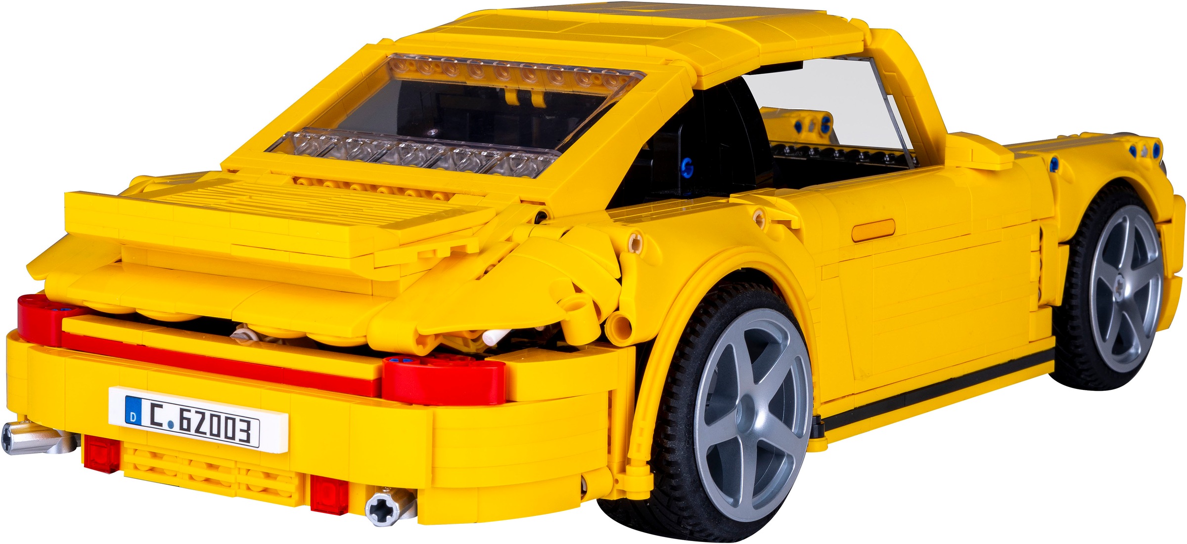 Jamara Konstruktions-Spielset »CaDA, RUF CTR 2017 Yellowbird 1:12 gelb Bricks«, (1515 St.)