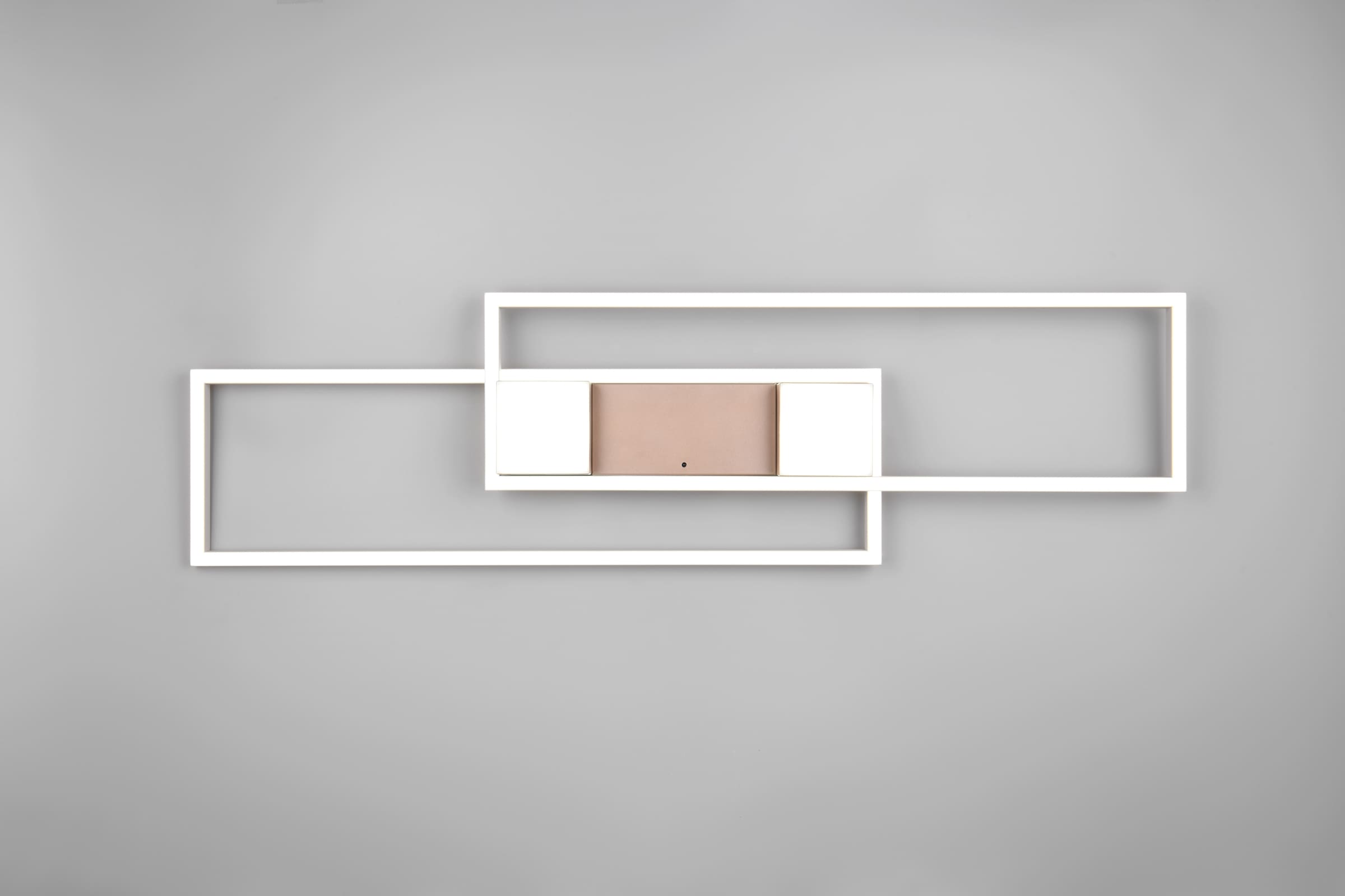 TRIO Leuchten LED Deckenleuchte »ALBANY LED Deckenlampe 37W 4300 Lumen warmweiß bis kaltweiß 2700-6500K«, 1 flammig, Leuchtmittel LED-Board | LED fest integriert, Fernbedienung, Lichtfarbe einstellbar, Memory, Nachtlicht, dimmbar