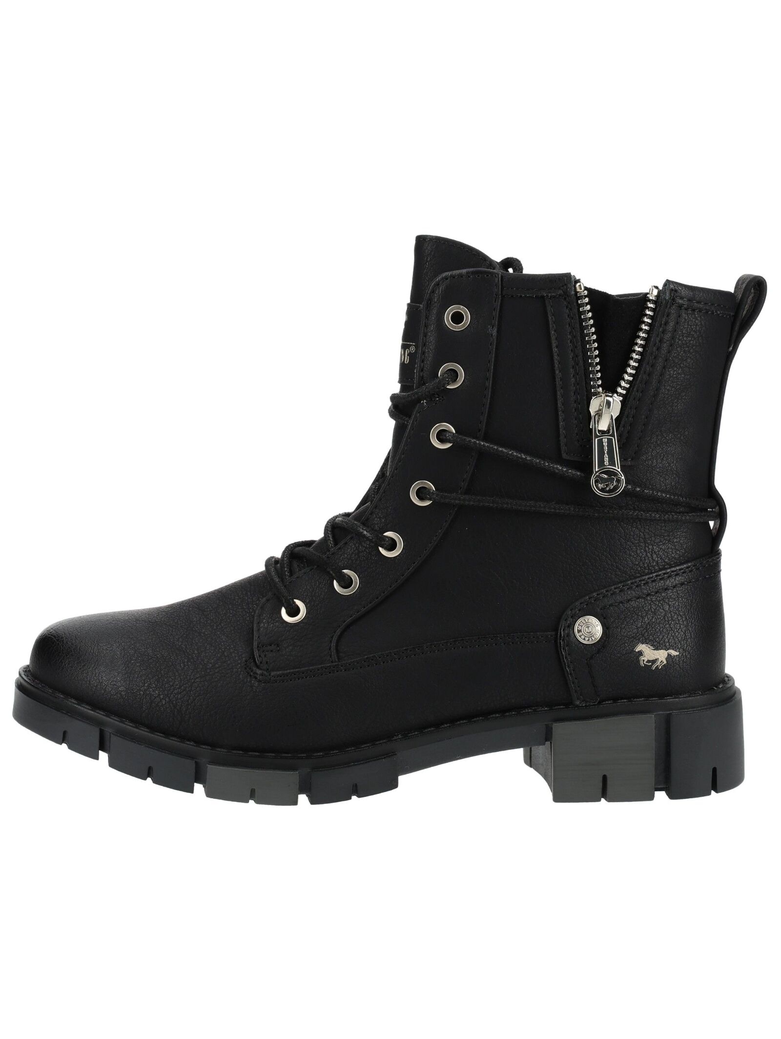 Mustang Shoes Schnürstiefelette »Mustang Shoes Stiefelette Lederimitat«