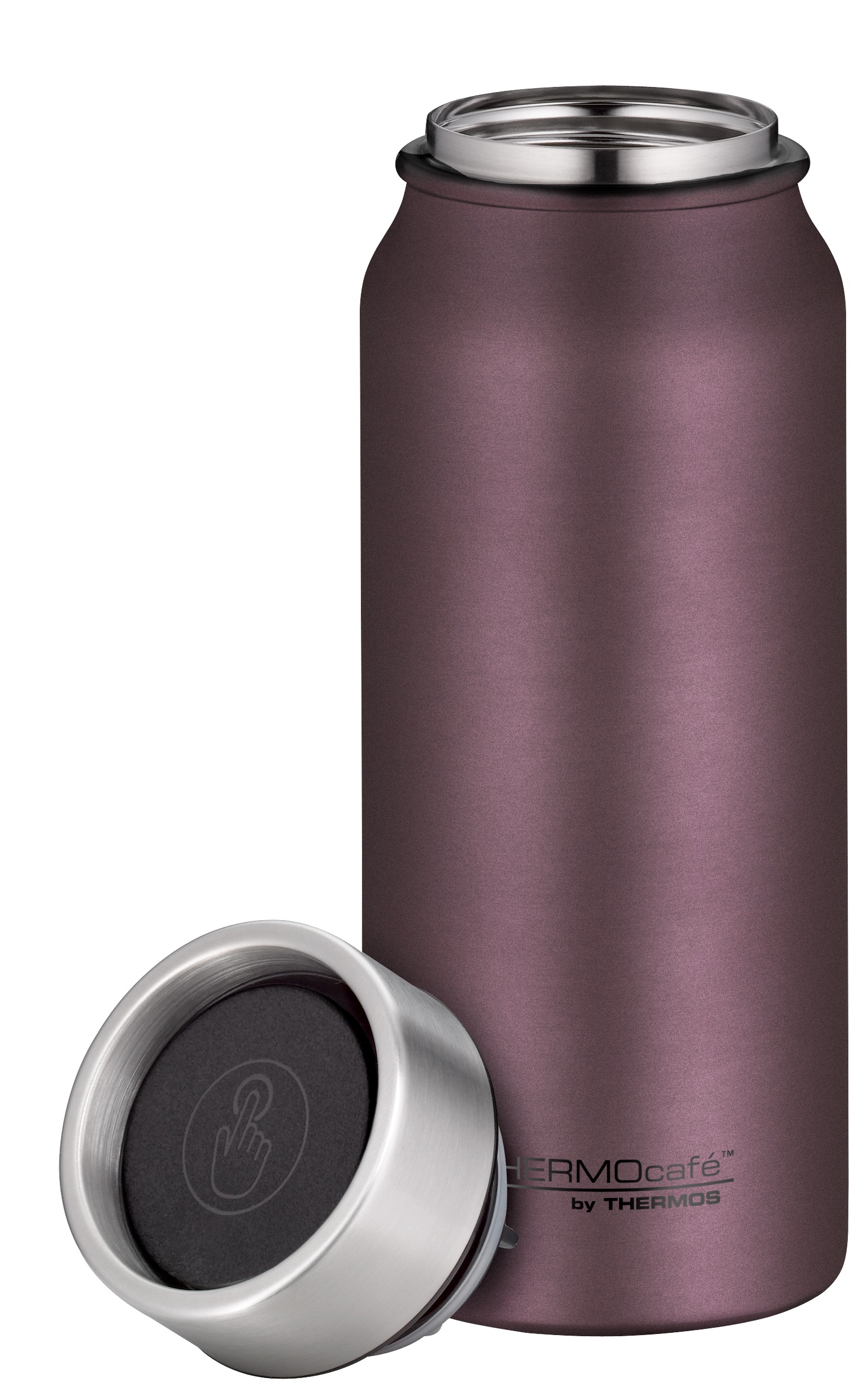THERMOcafé Thermobecher »TC DRINKING MUG, absolut dicht, spülmaschinenfest«, (1 tlg.), 0,5l, 9h heiß & 20h kalt, zerlegbares Push Button Lid