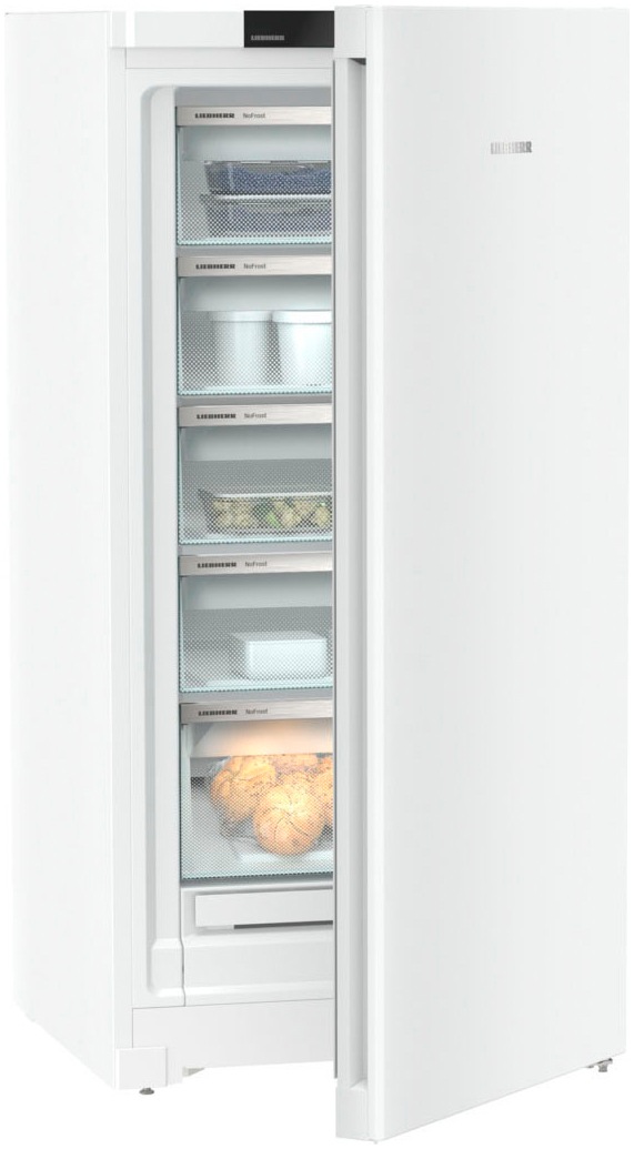 LIEBHERR Gefrierschrank "FNc 6625_995131951", B:69,7cm H:145,5cm T:76cm, silber, Gefrierschränke