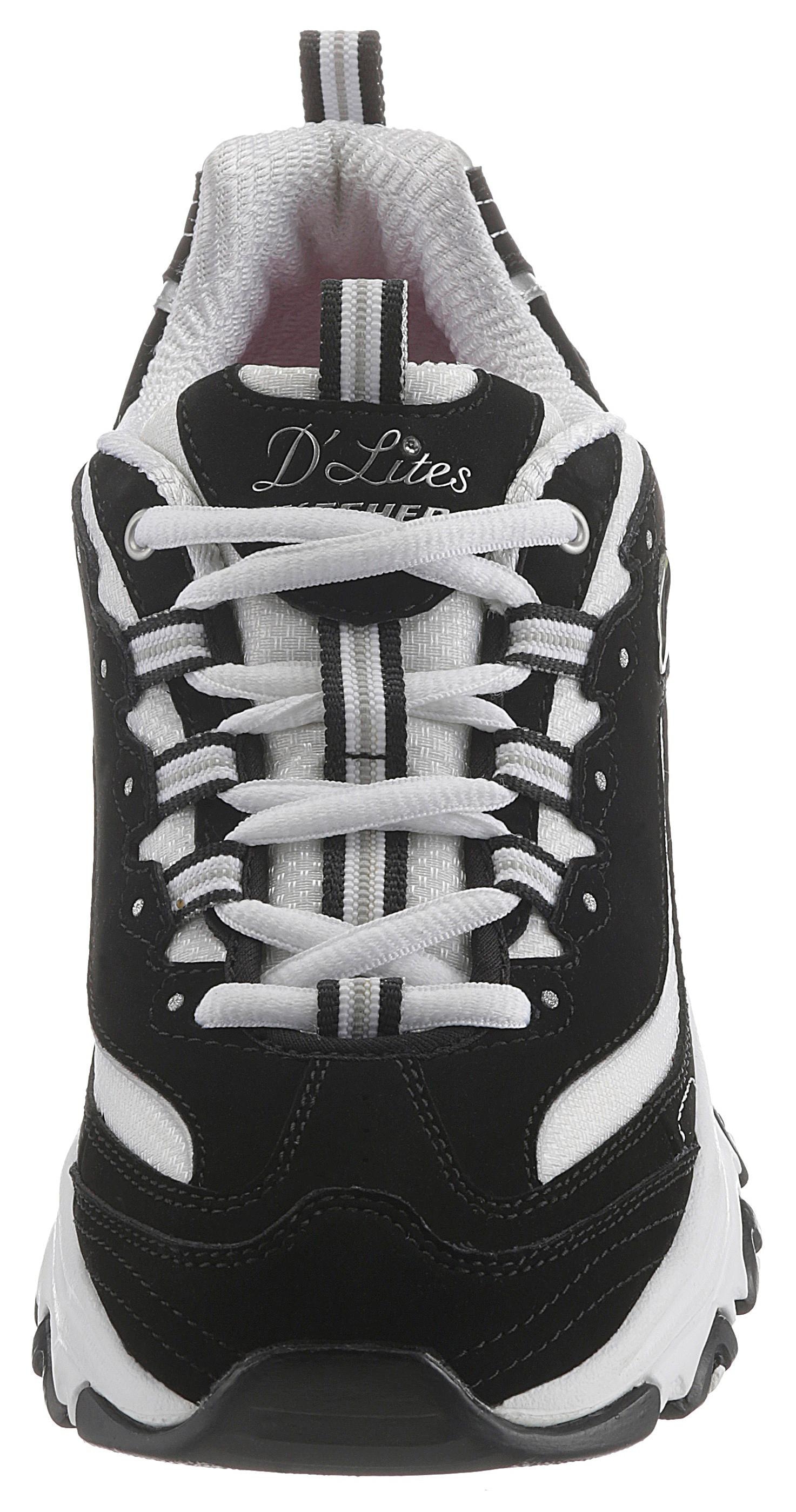 Skechers Sneaker »D´Lites - Biggest Fan«, Freizeitschuh, Halbschuh, Schnürschuh im trendigen Chunky-Style