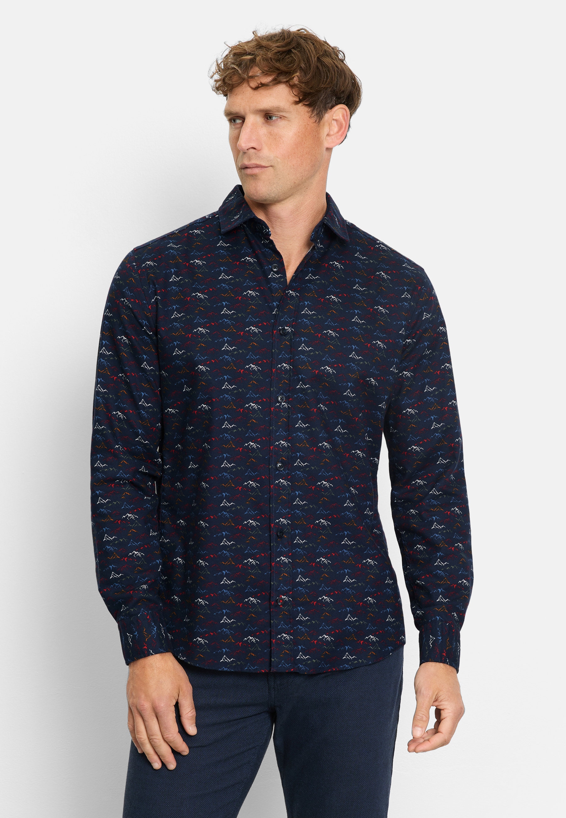 OLYMP Langarmhemd "OLYMP Casual, regular fit, Kent" günstig online kaufen