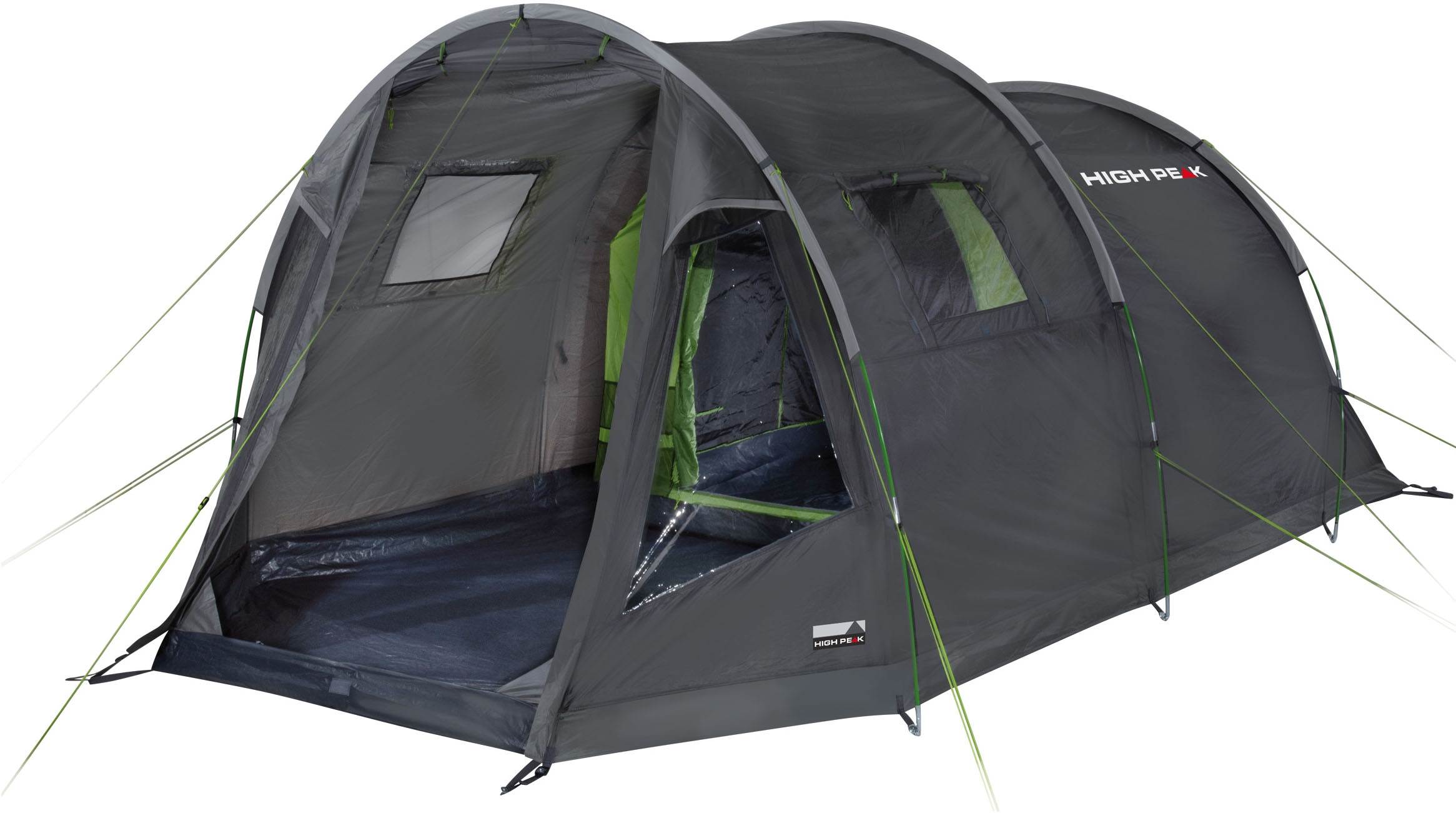 HIGH PEAK Tunnelzelt "Torri 4.0", B/H/L: 260cm x 190cm x 455cm, bunt, Zelte, abgedunkeltes Innenzelt