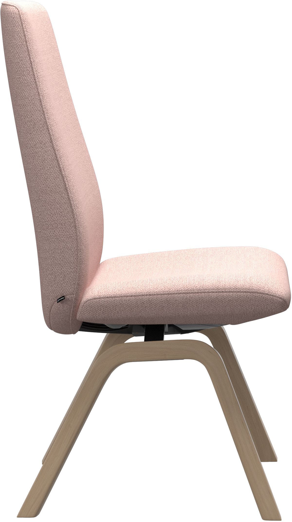Stressless® Polsterstuhl »Laurel«, ROHLEDER Stoff Q2 FARON, High Back, Größe L, mit schräggestellten Beinen in Eiche gekalkt