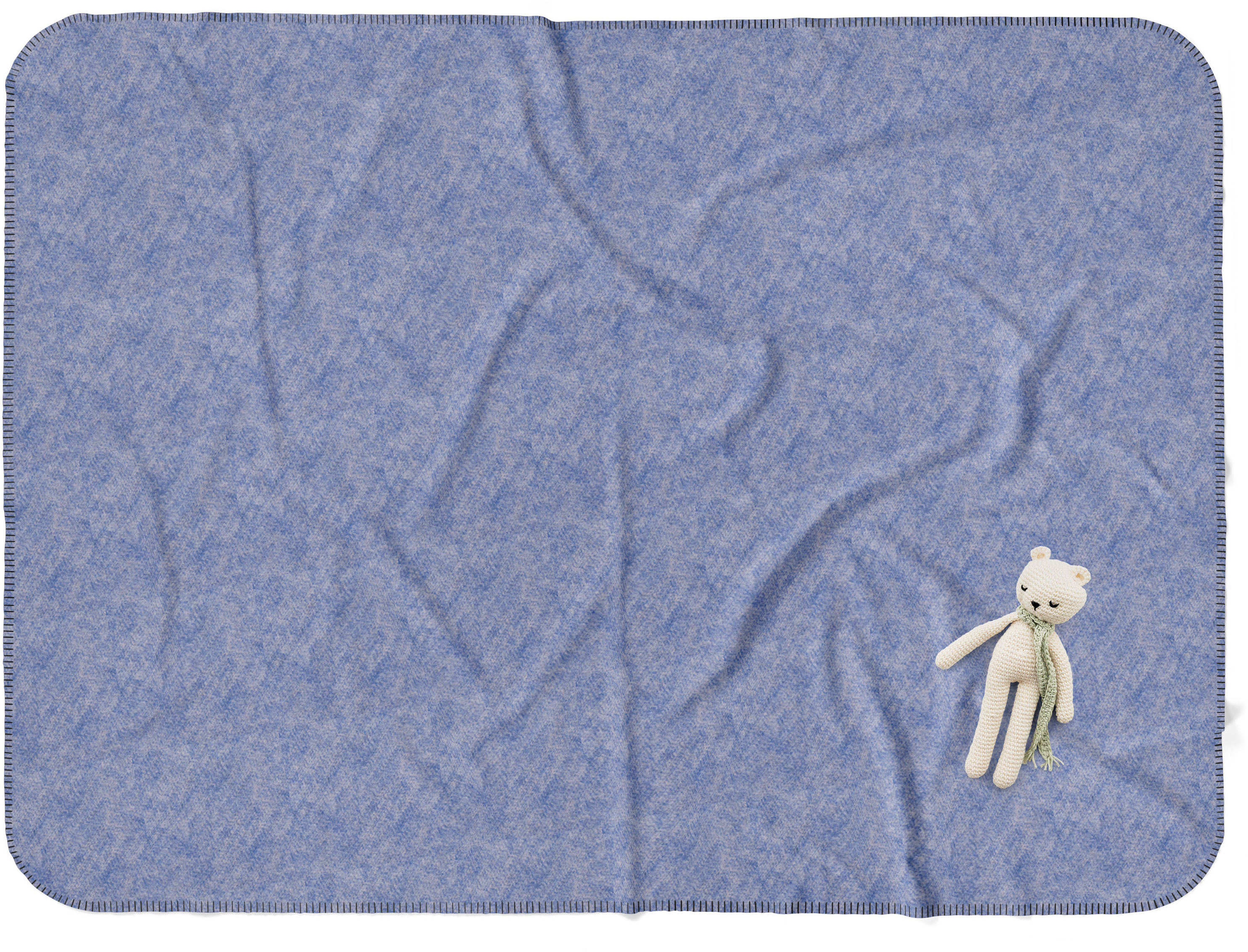 Thumbnail - SETEX Wohndecke "Kuscheldecke", mit Ziernaht in Melange-Optik, Kuscheldecke