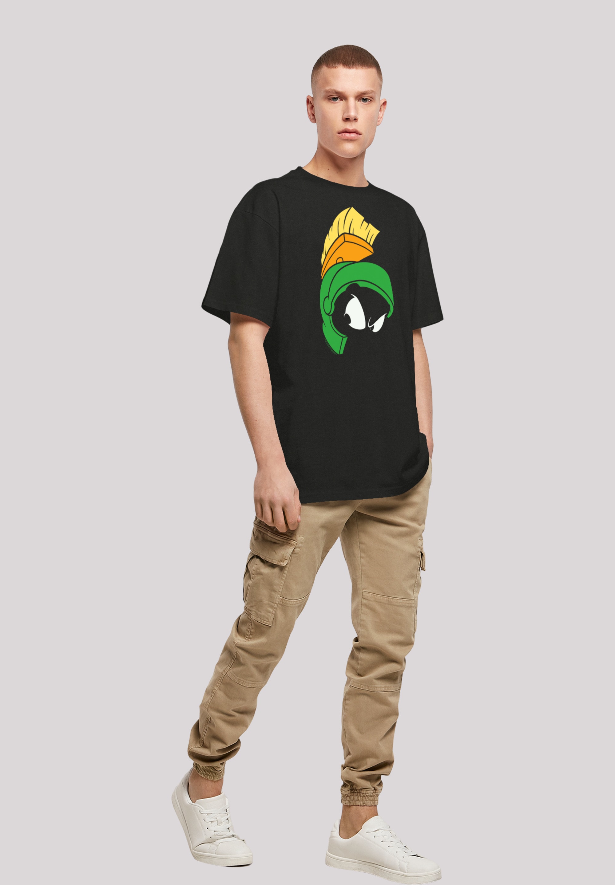 F4NT4STIC T-Shirt »Looney Tunes Marvin The Martian Face«, Print