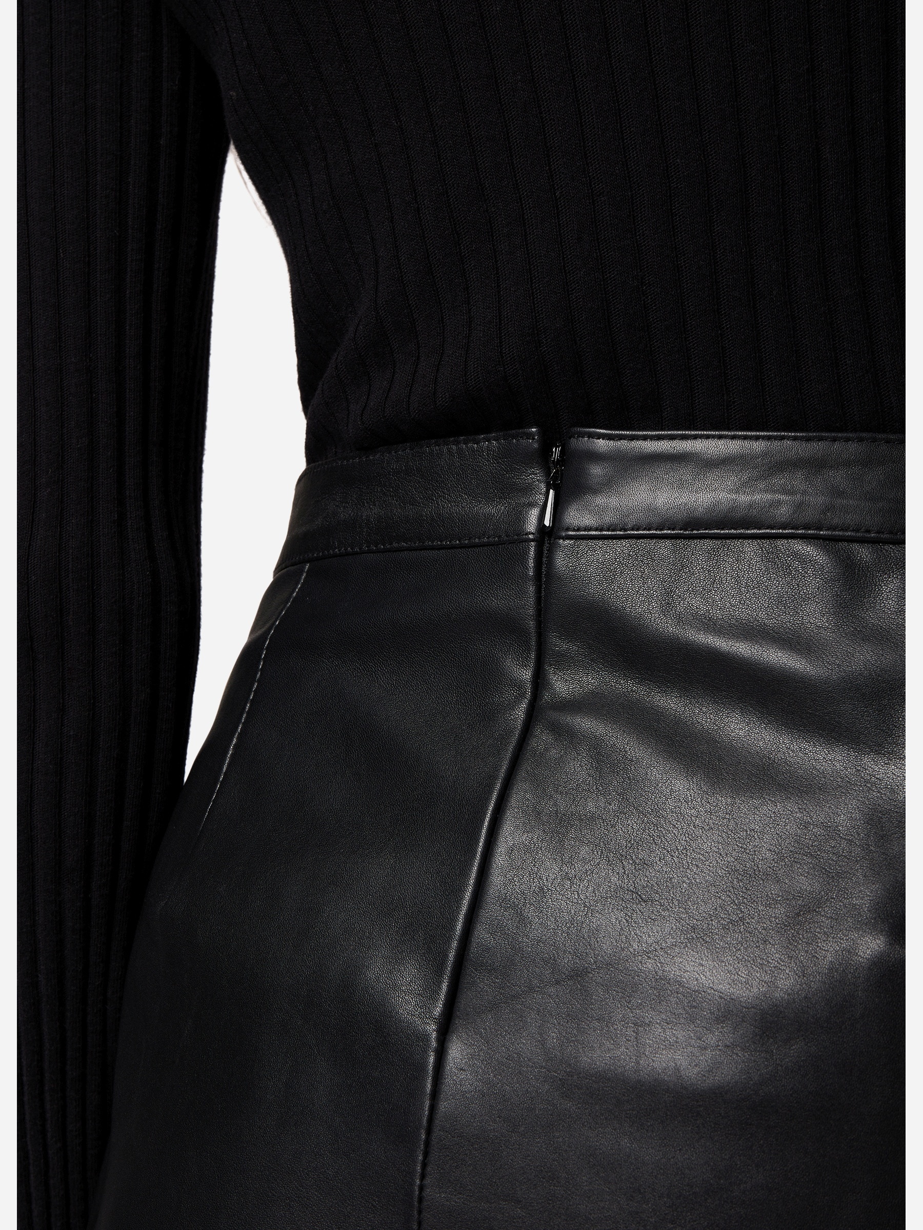 RICANO Minirock »Lederrock RK-05 Skirt« Handgefertigt aus echtem Leder