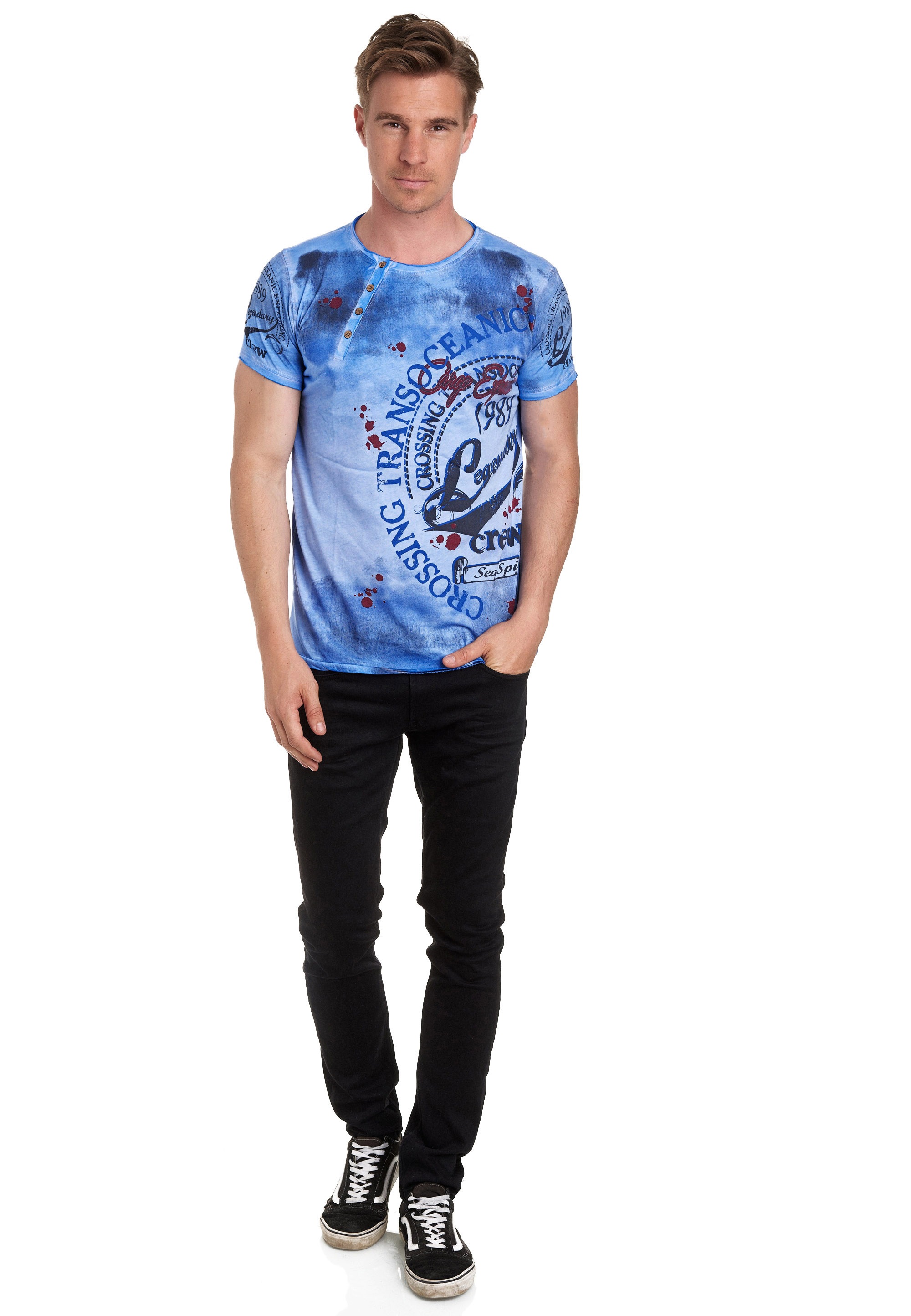 Rusty Neal T-Shirt, mit plakativem Frontprint