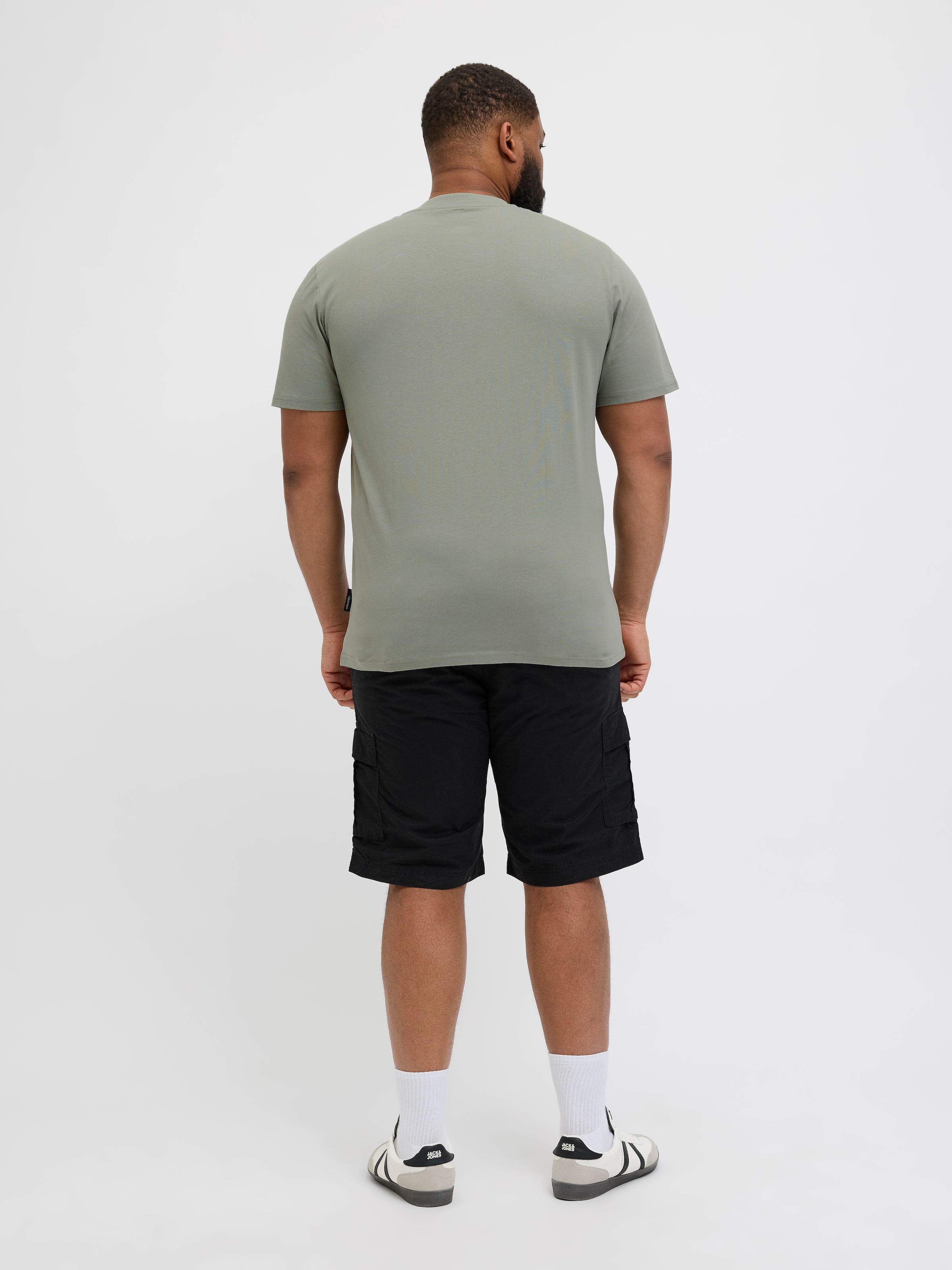 Jack & Jones PlusSize Print-Shirt »JCOLIDO AOP FRONT PRINT TEE SS CRE PLS«, mit Logo Print