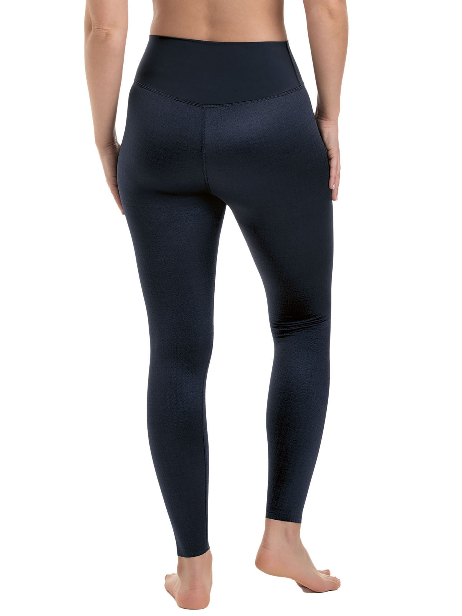 Sporthose ANITA "Sport Tights massage", Damen, Gr. 40, N-Gr, blau (blau iris), Obermaterial: 79% Polyamid PA. 21% Elasthan EL., Hosen Sporthose 3