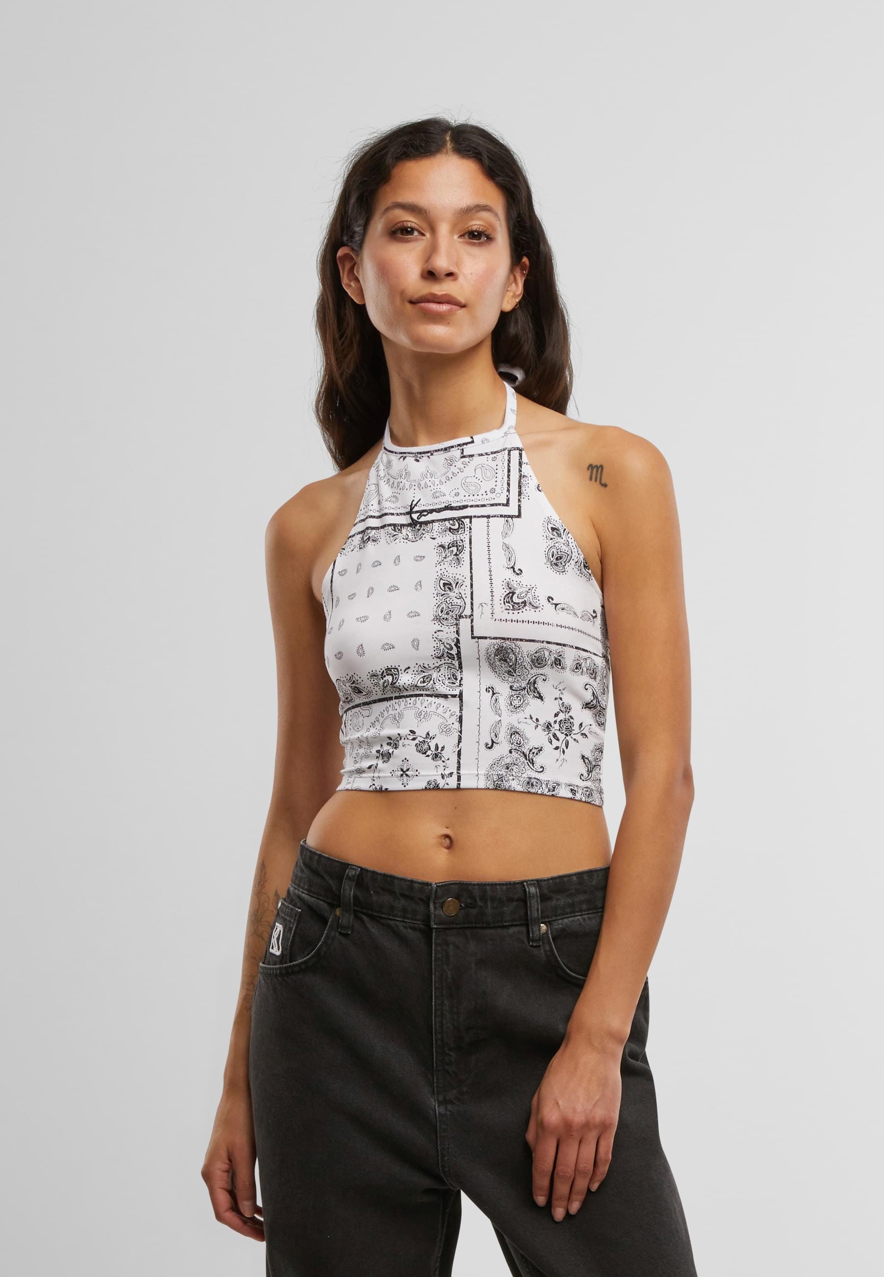 Karl Kani Muskelshirt »Karl Kani Signature Paisley Neckholder Top«, (1 tlg.)