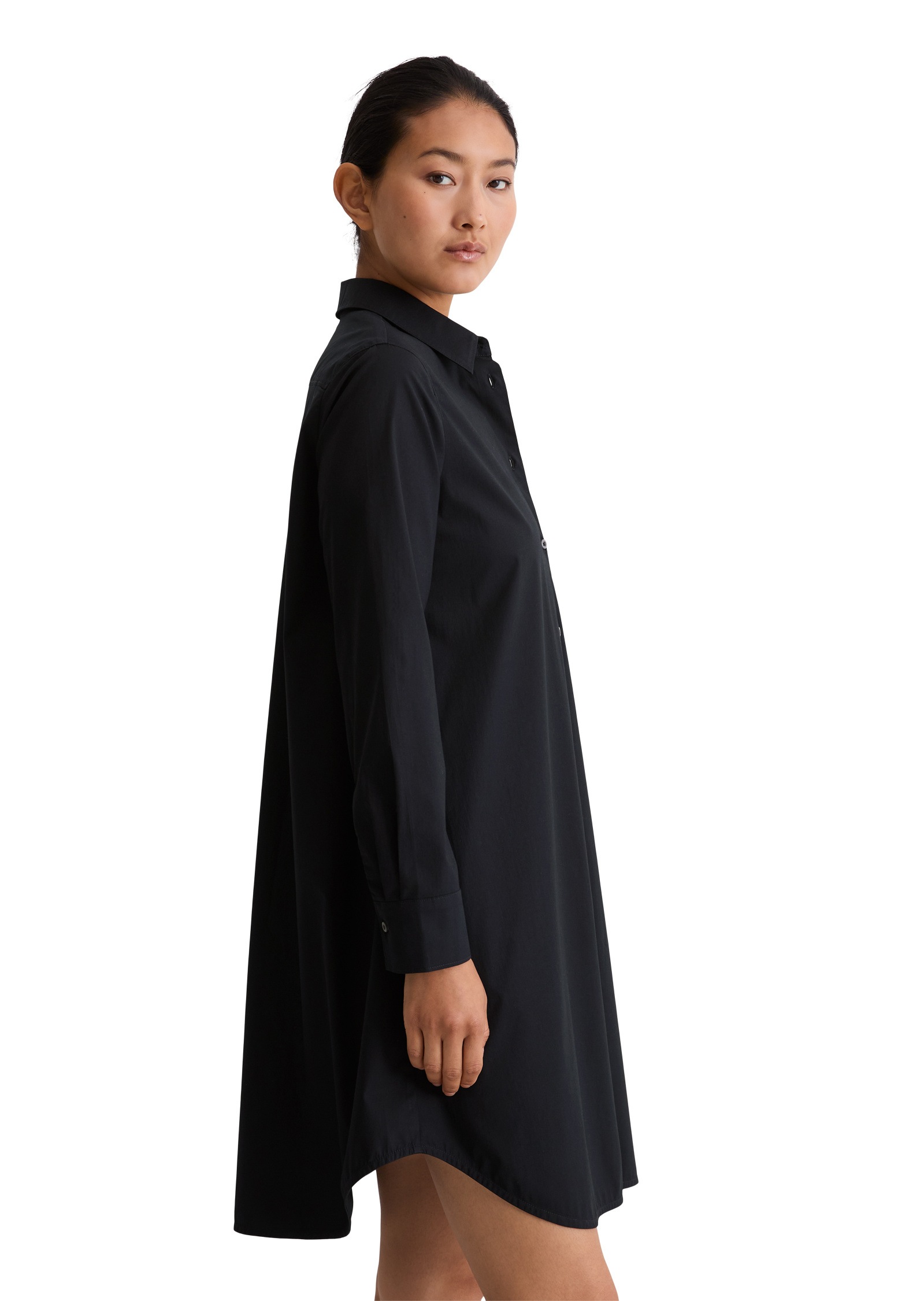 Marc O'Polo Hemdblusenkleid »aus Baumwoll-Stretch«