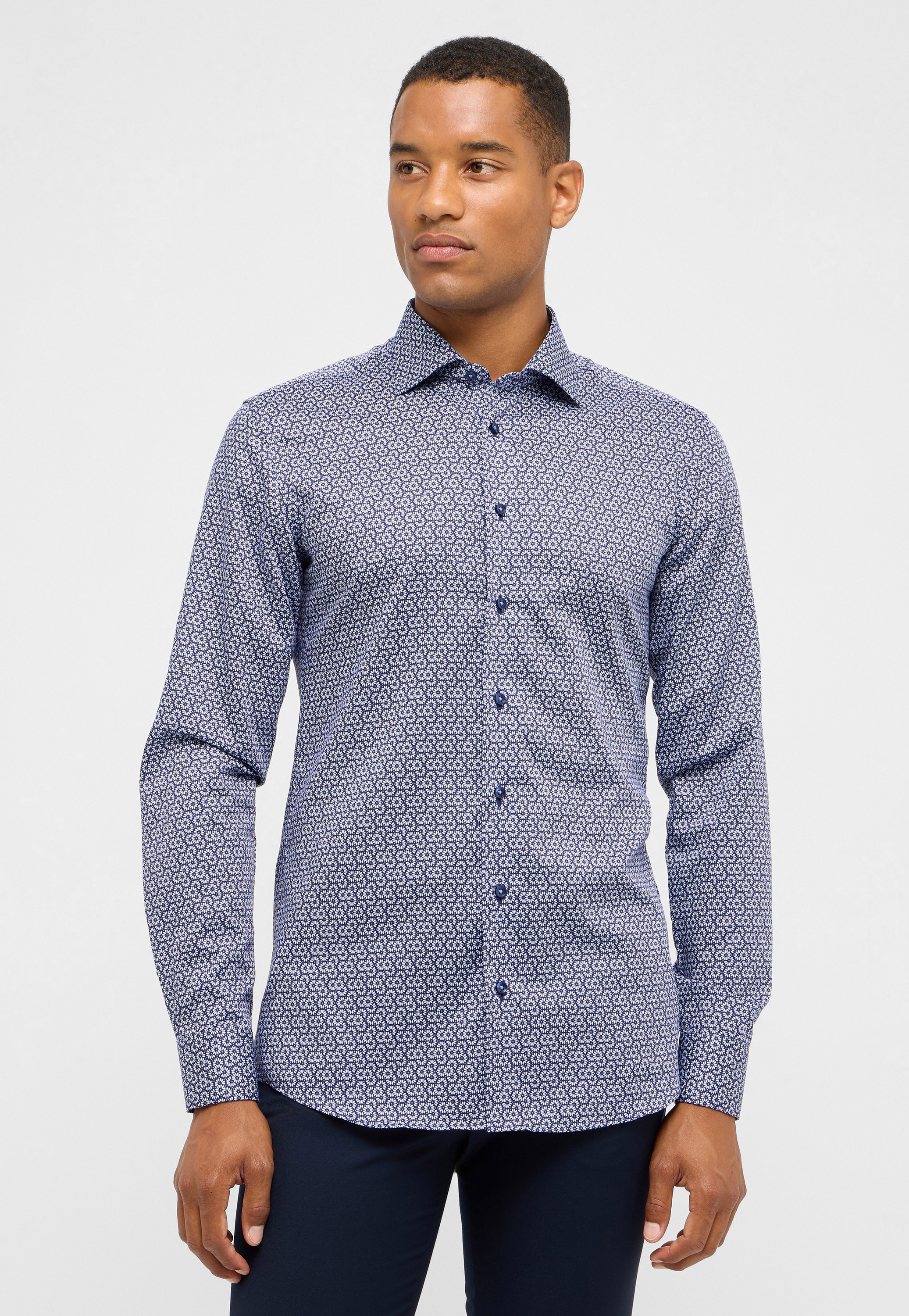 Eterna Langarmhemd "SLIM FIT", NON IRON (bügelfrei) günstig online kaufen