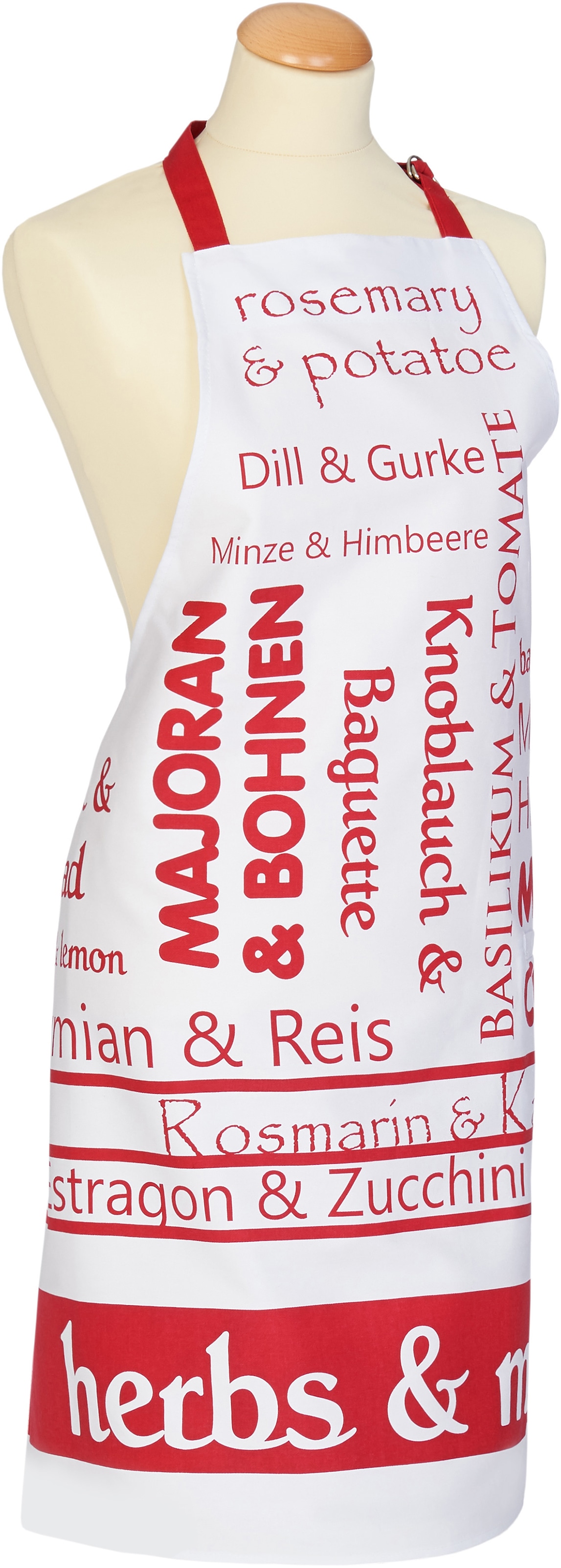 stuco Kochschürze "Herbs&More" 1 Stk. tlg. günstig online kaufen