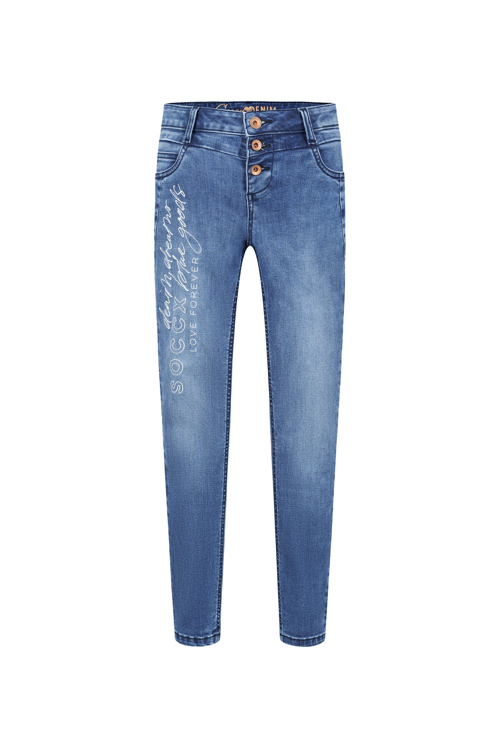 SOCCX Slim-fit-Jeans mit normaler Leibhöhe günstig online kaufen