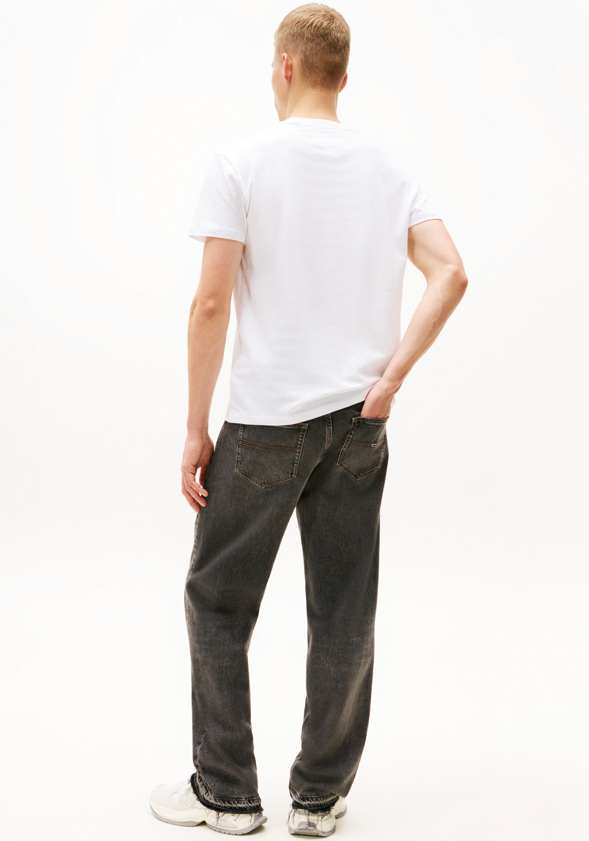 Tommy Jeans T-Shirt »TJM REG LINEAR LOGO TEE EXT«