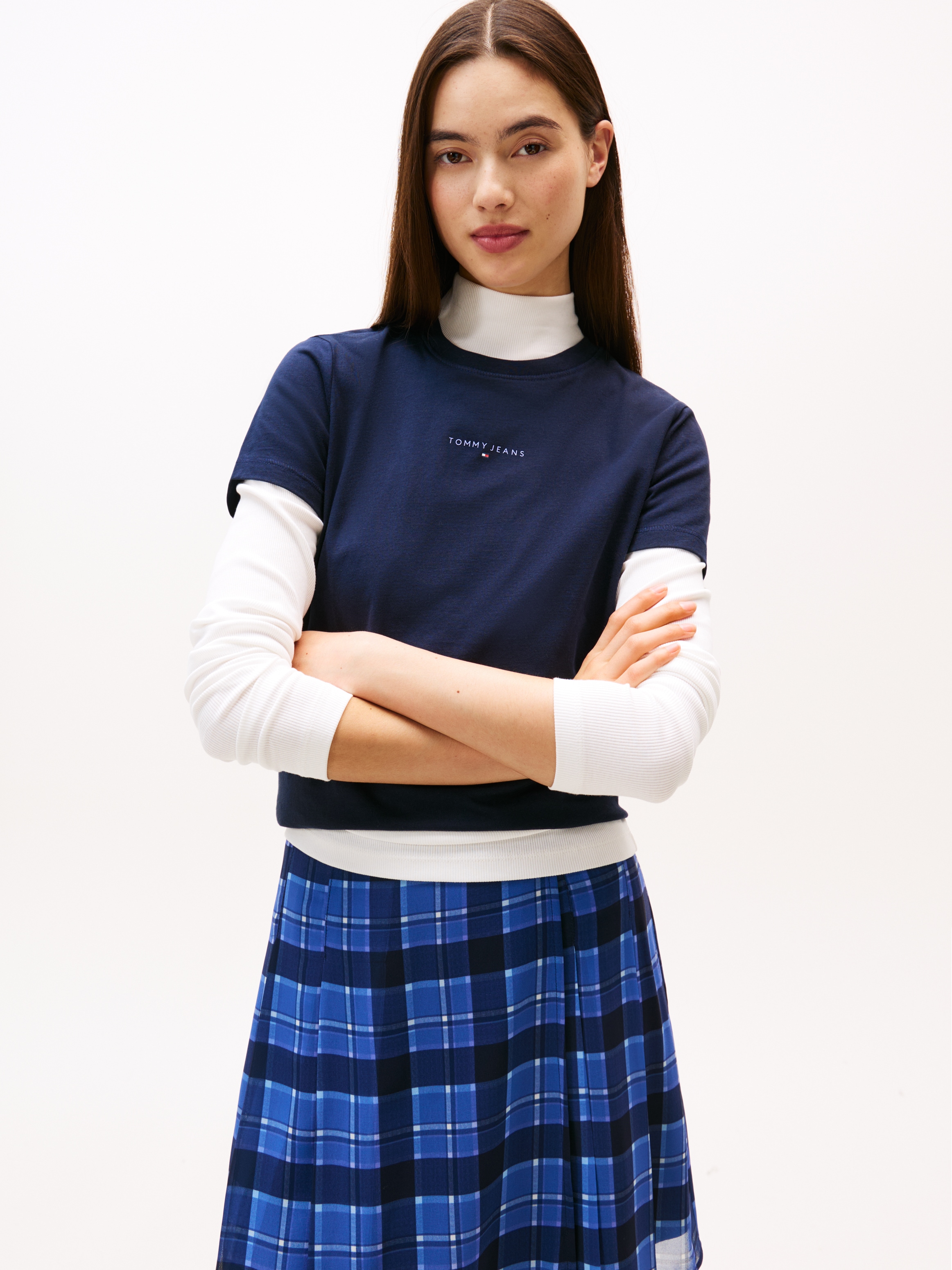 Tommy Jeans Kurzarmshirt "TJW REG LINEAR SS TEE" günstig online kaufen