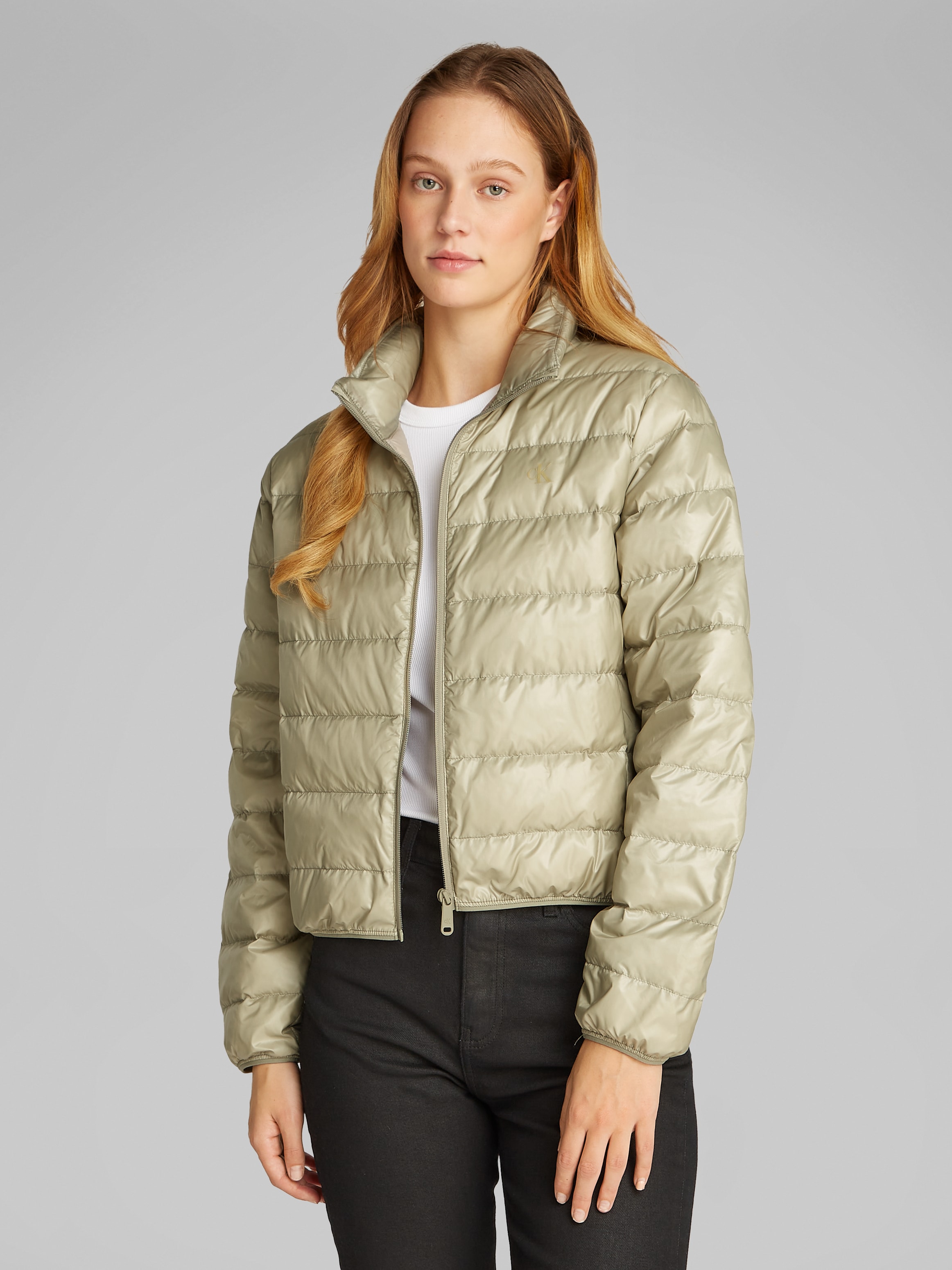 Calvin Klein Jeans Steppjacke "UL DOWN SHINE PUFFER", mit Logodruck günstig online kaufen