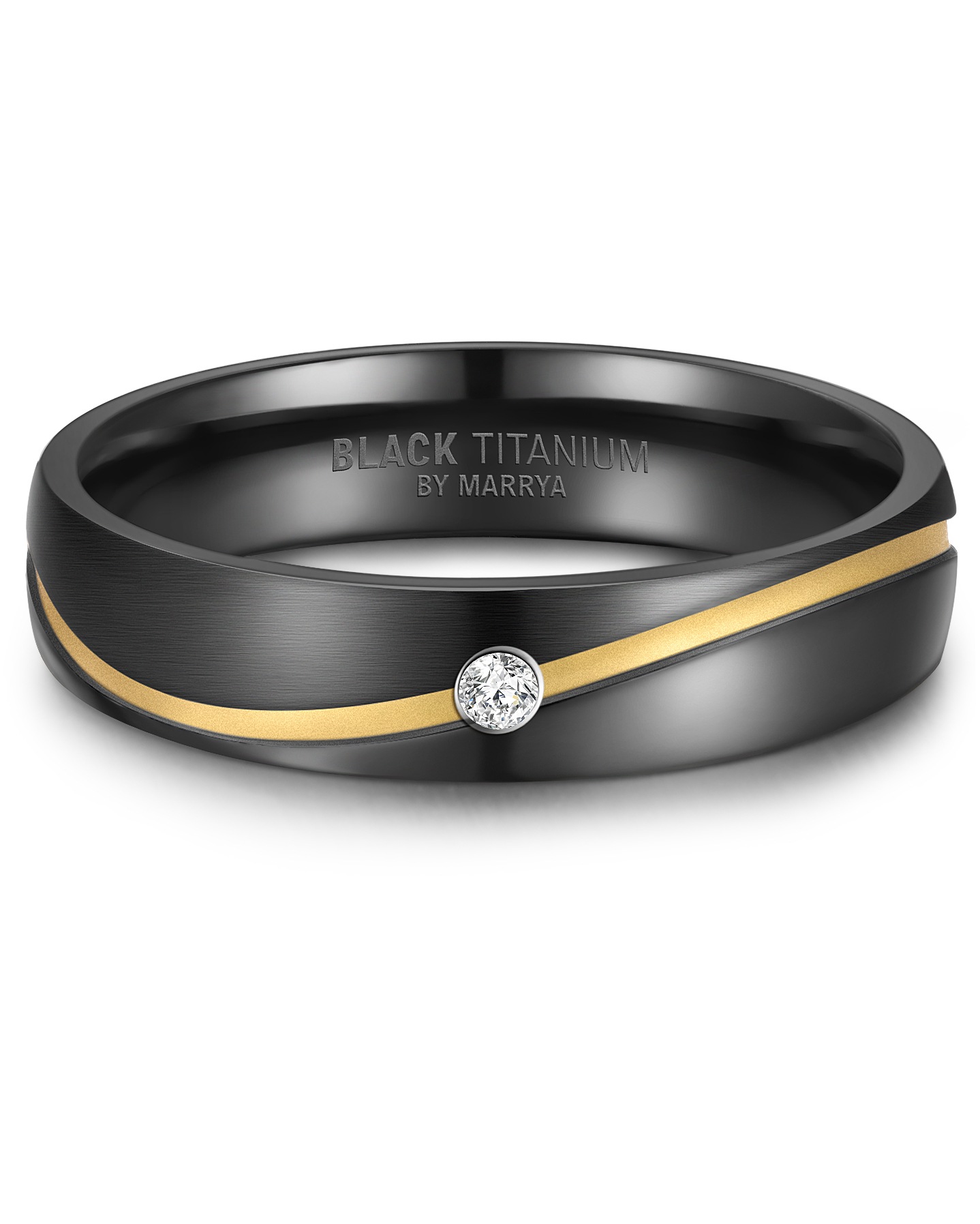 Marrya Partnerring »BLACK TITANIUM by MARRYA«
