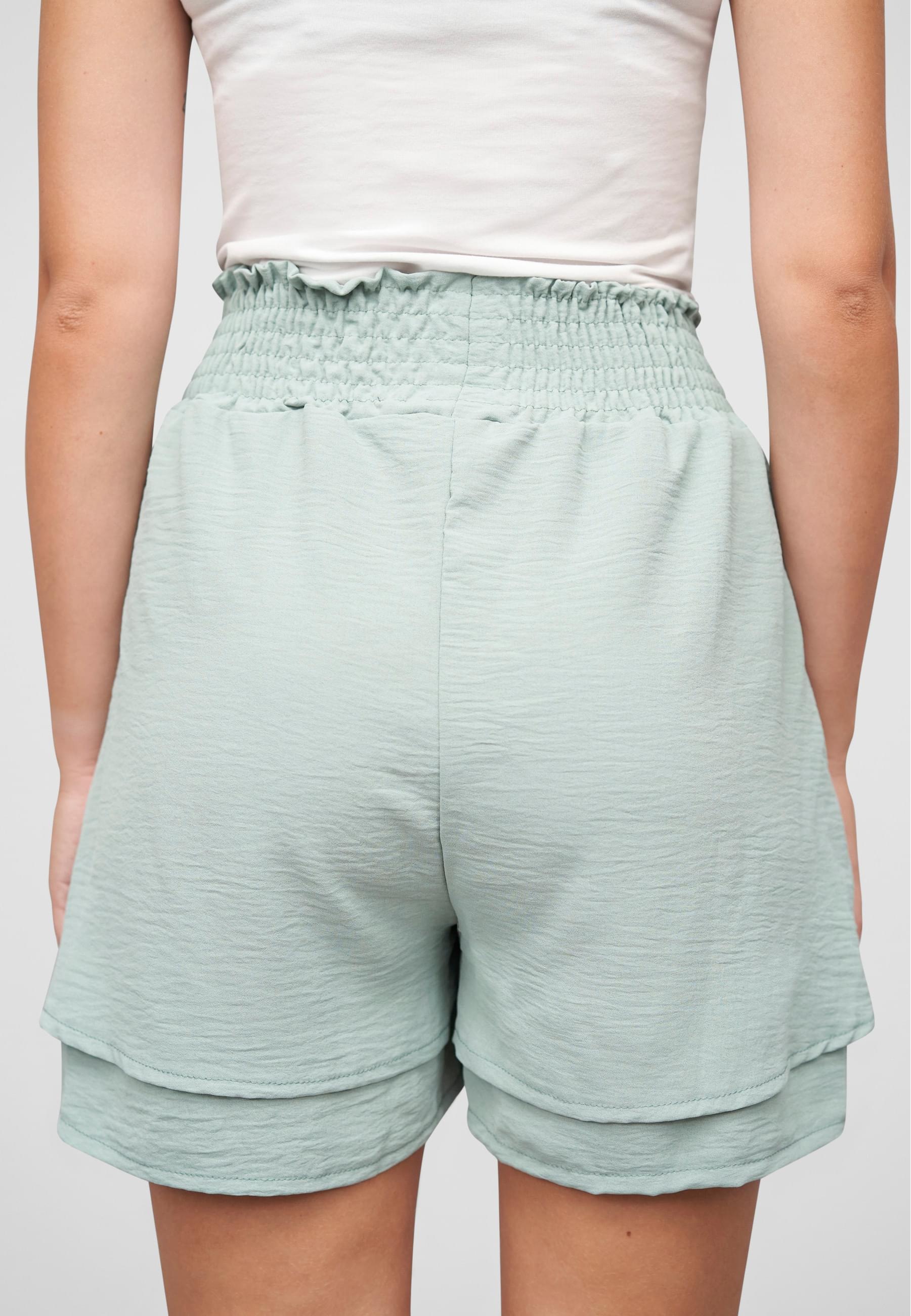 CLOUD 5IVE Shorts »CLOUD 5IVE Musselin Shorts 2-Lagig mit Gummibund«, (1 tlg.)
