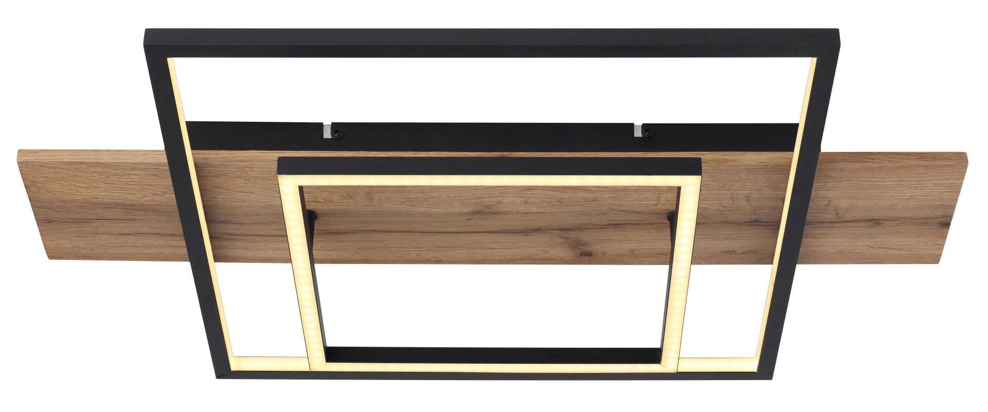 GLOBO LIGHTING LED Deckenleuchte »VANNI«, Leuchtmittel LED-Modul | LED fest integriert, Deckenlampe, unterschiedliche Quadrate, 3 Helligkeitsstufen