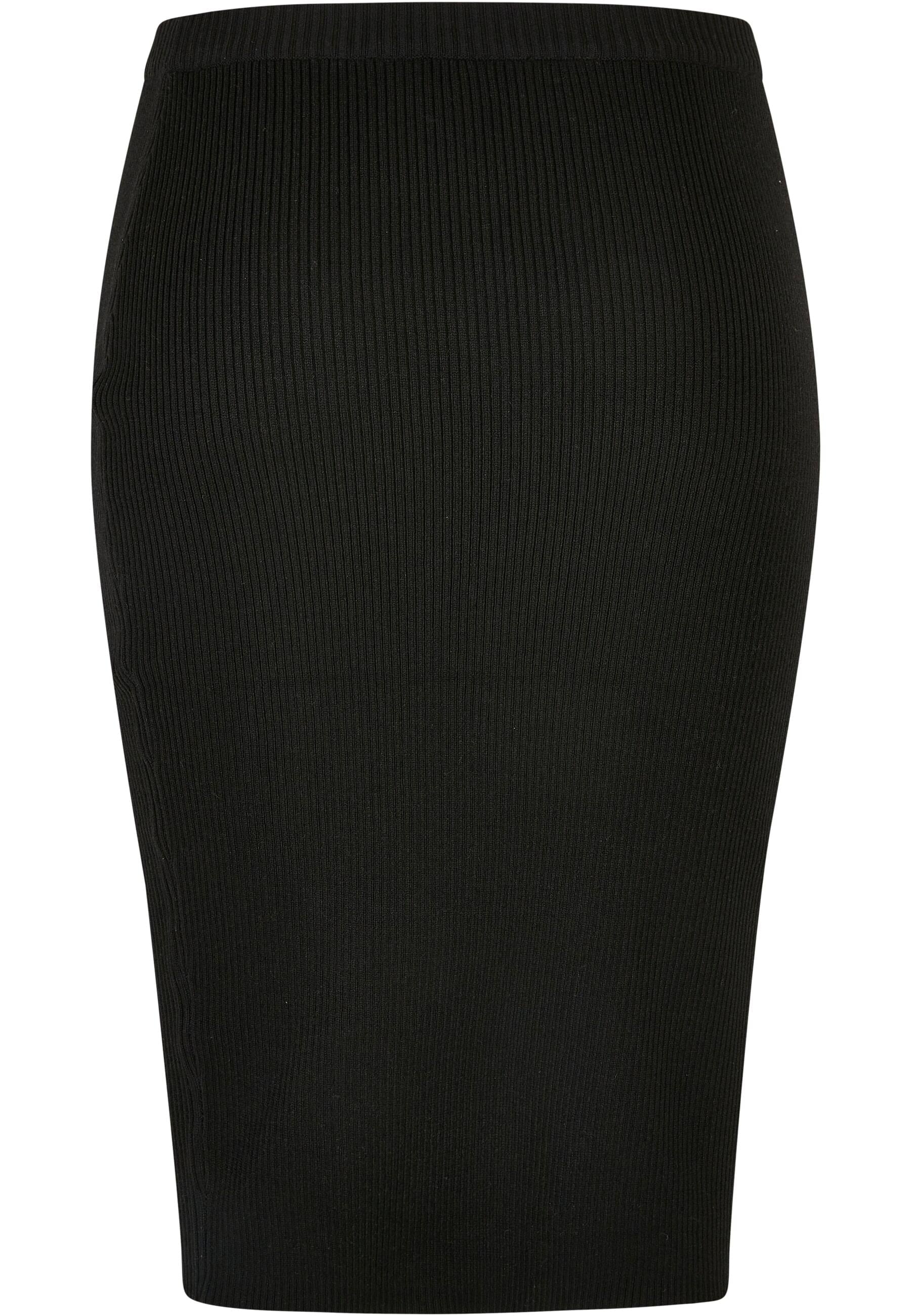 URBAN CLASSICS Sommerrock »Urban Classics Damen Ladies Rib Knit Midi Skirt«, (1 tlg.)
