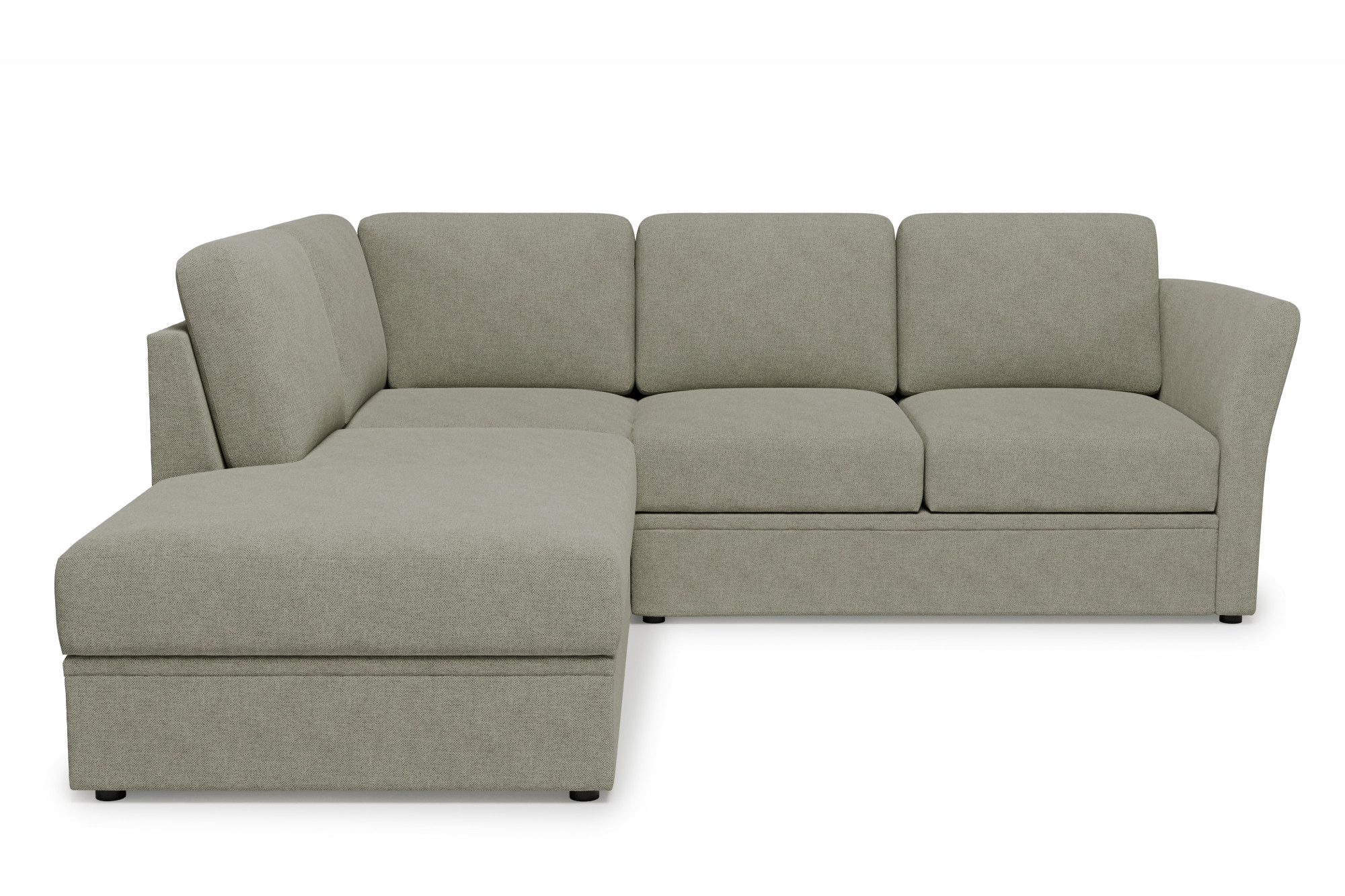 Home affaire Ecksofa »Lavars, L-Form, Schlafsofa«, mit Bettfunktion und Stauraum, in zwei verschiedenen Bezugsqualitäten