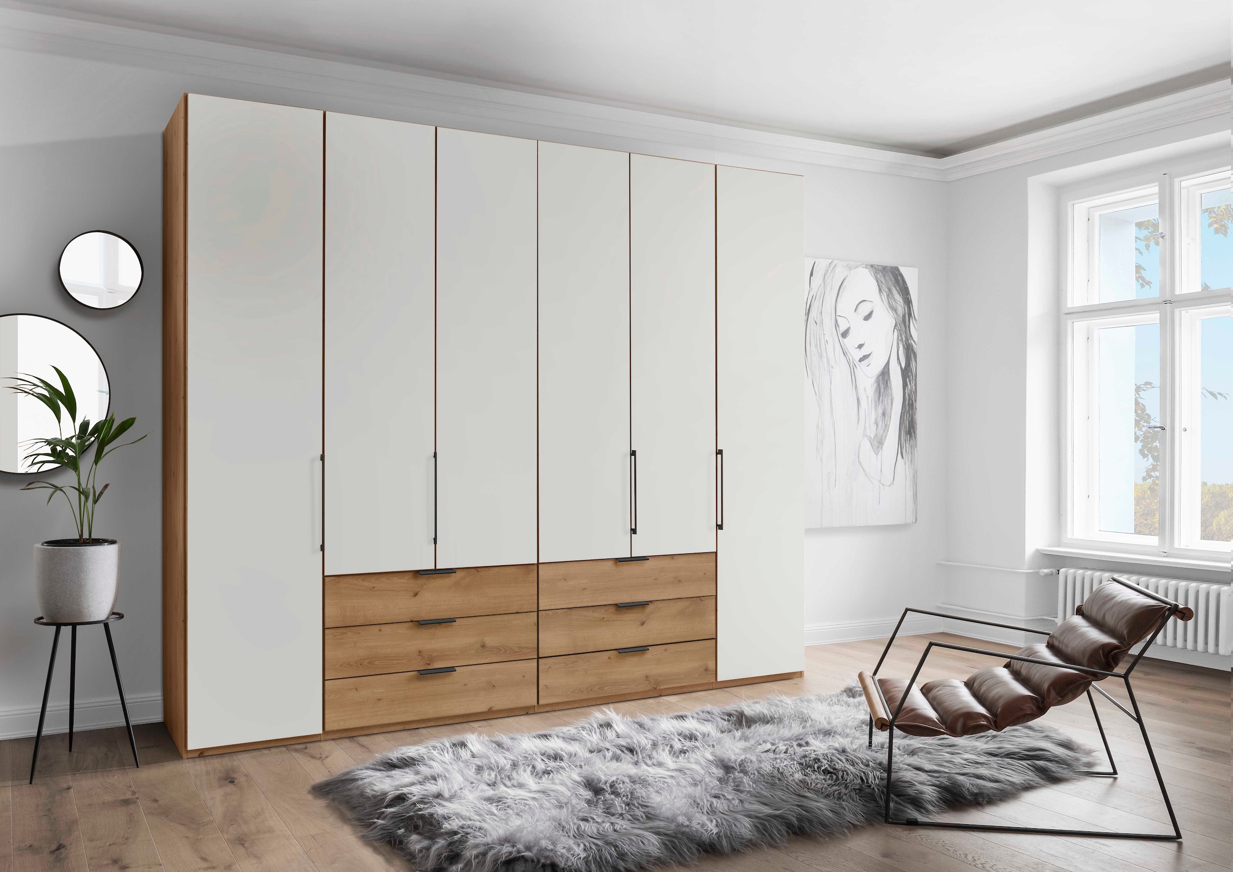 WIEMANN Kleiderschrank "Monaco" hochwertige Beschläge