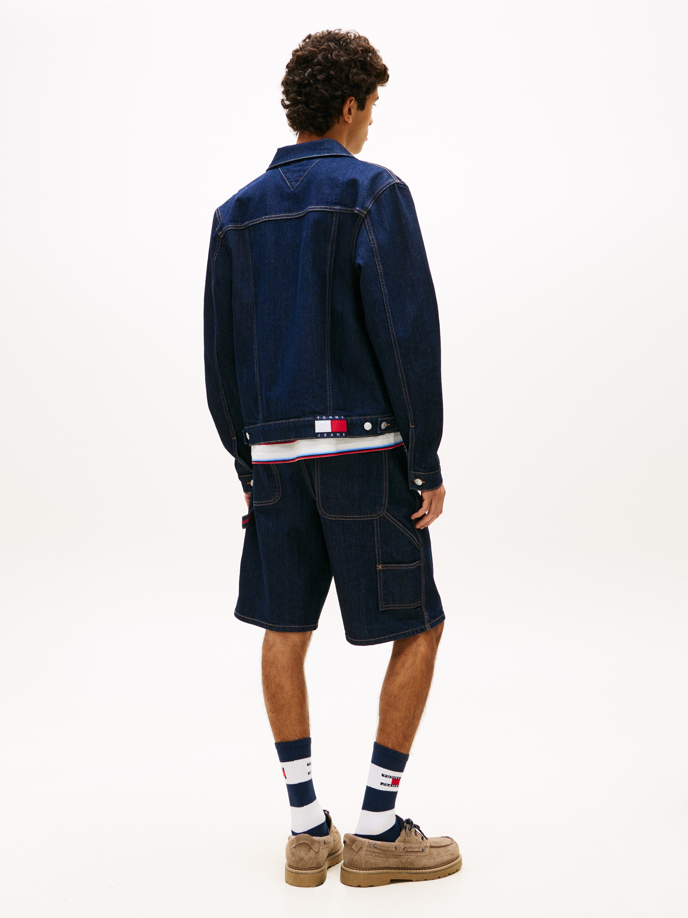 Tommy Jeans Jeansjacke »RYAN REGULAR« ohne Kapuze Regular fit mit praktischen Taschen