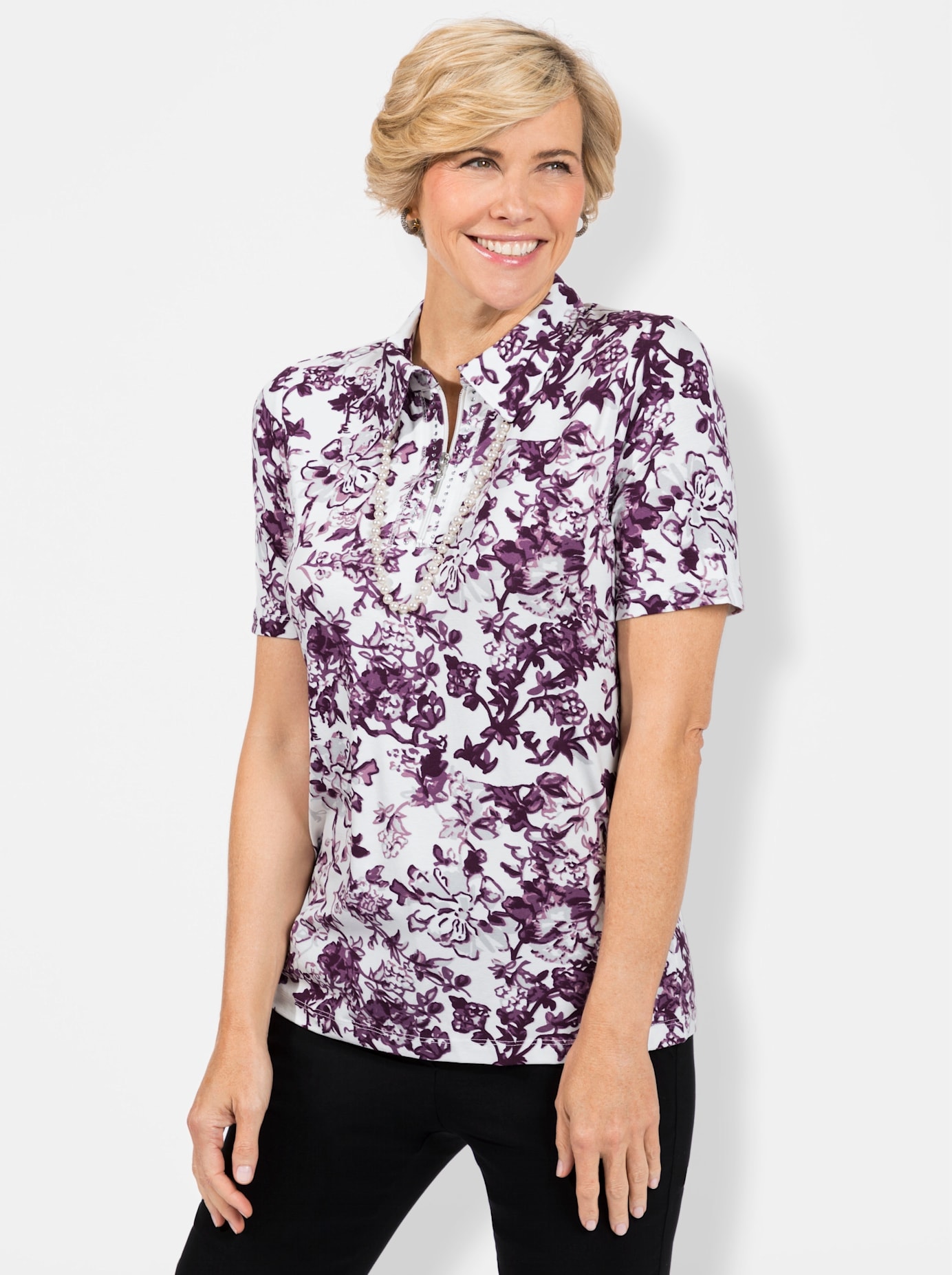Classic Basics Kurzarmshirt "Shirt" 1 Stk. tlg. günstig online kaufen