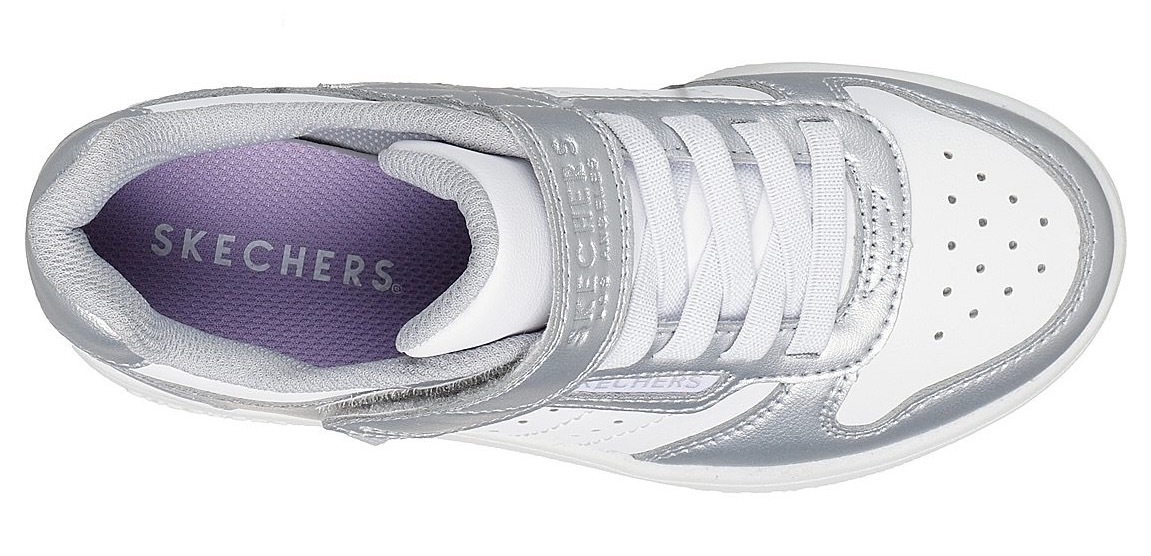 Skechers Sneaker »QUICK STREET«, Retro Sneaker mit Klettverschluss, Größenschablone zum Download