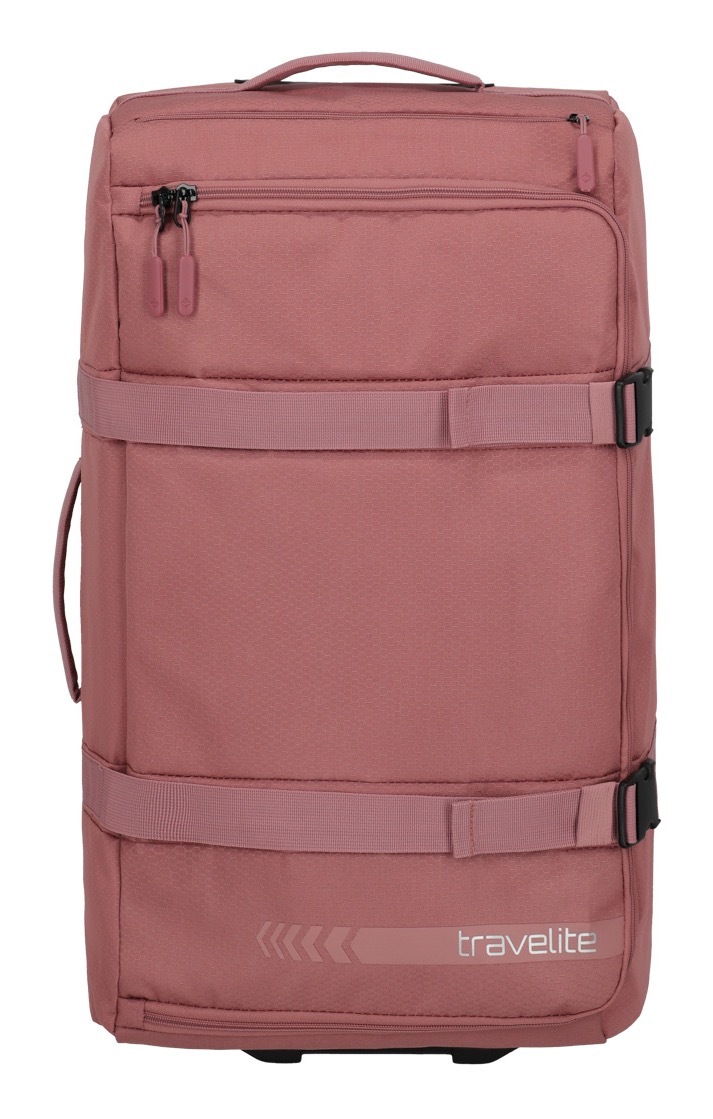 TRAVELITE Weichgepäck-Trolley "KICK OFF, verschiedene Größen und Farben", rosa, Polyester, unifarben, Koffer, Reisetasche Reisegepäck Reisekoffer